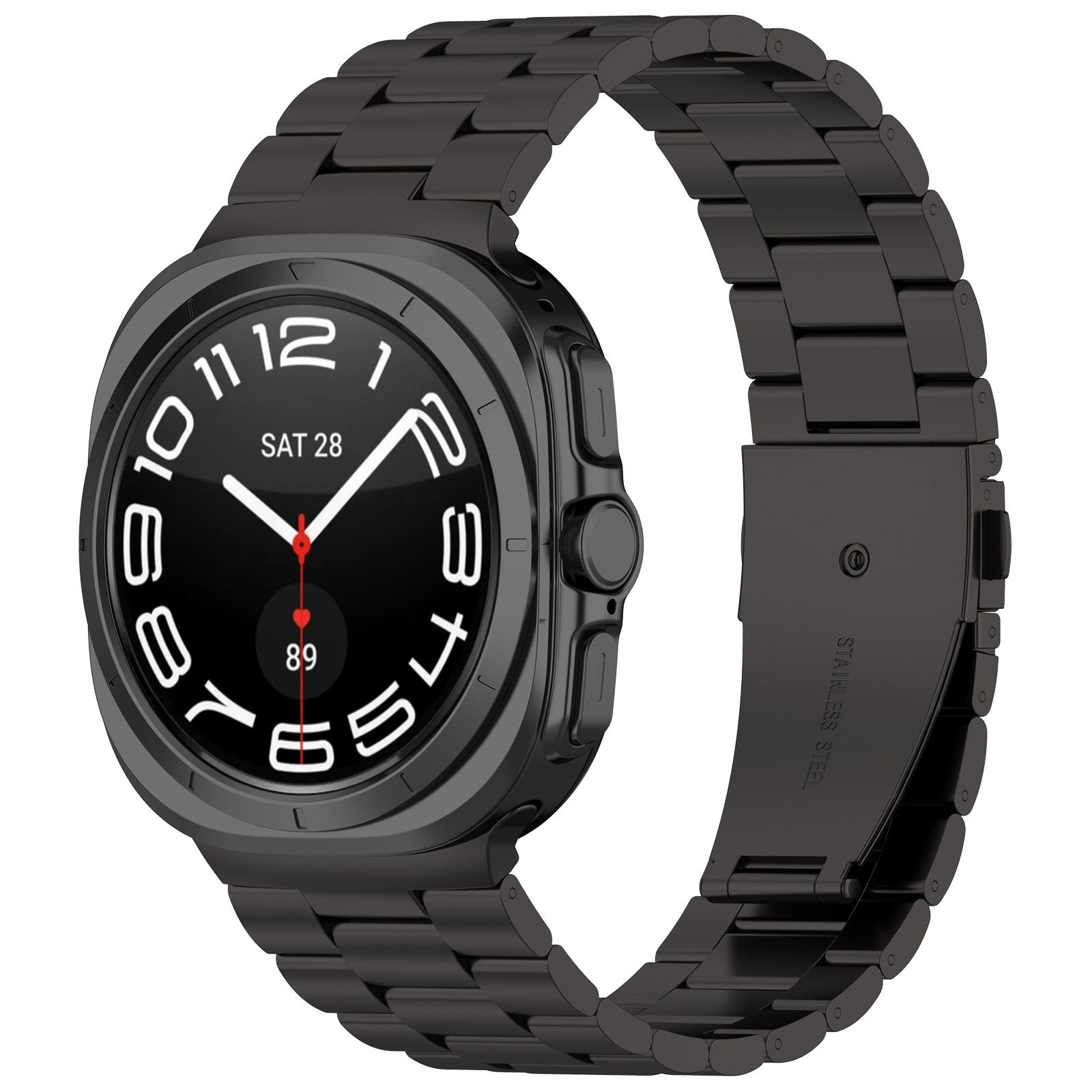 Samsung Galaxy Watch Ultra Stainless Steel Strap (Black)