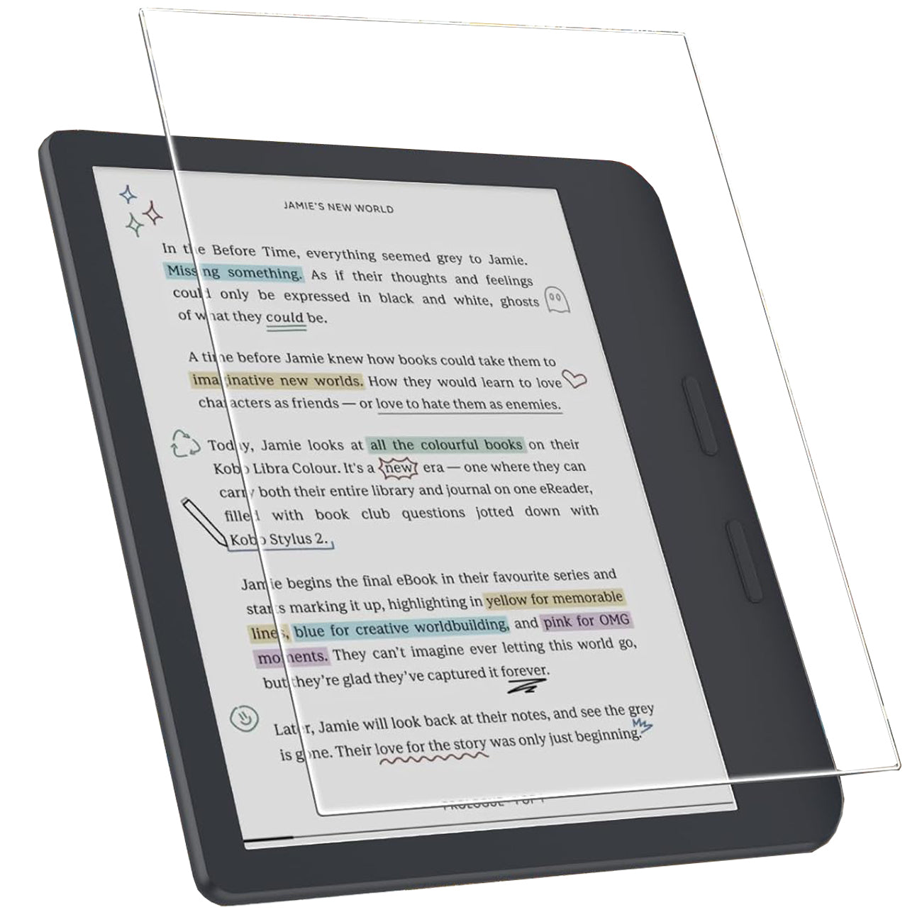 Kobo Libra Colour Glass Screen Protector