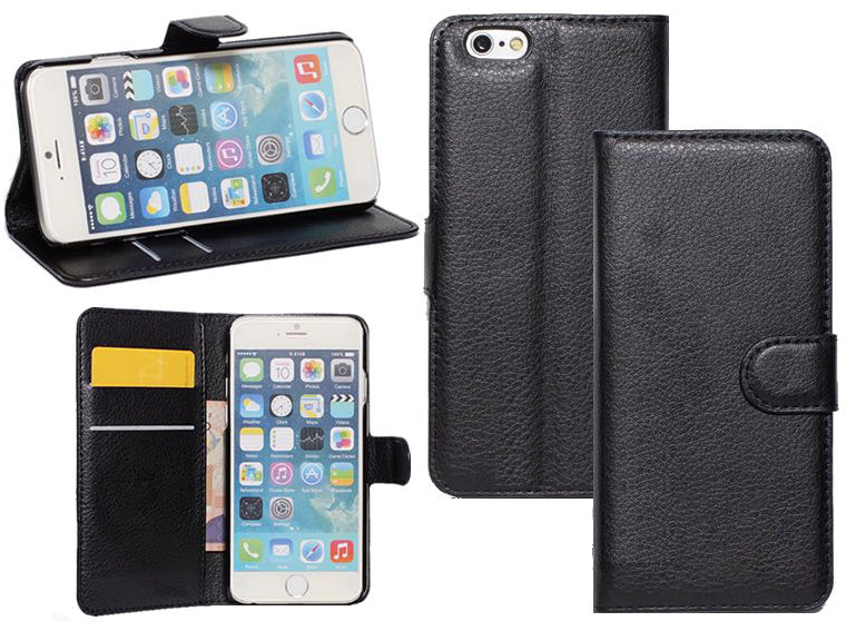 iPhone 6/6S Plus PU Wallet (Black)