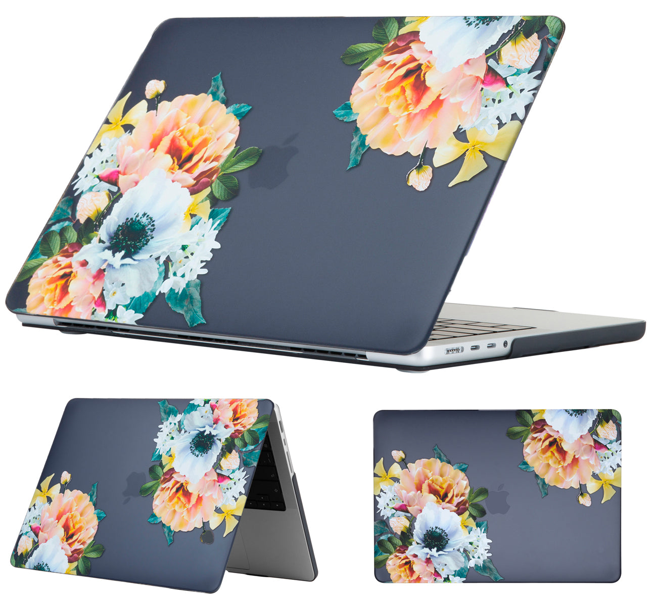 MacBook Pro 14" (2021) A2442 Designer Hard Case (Flower)