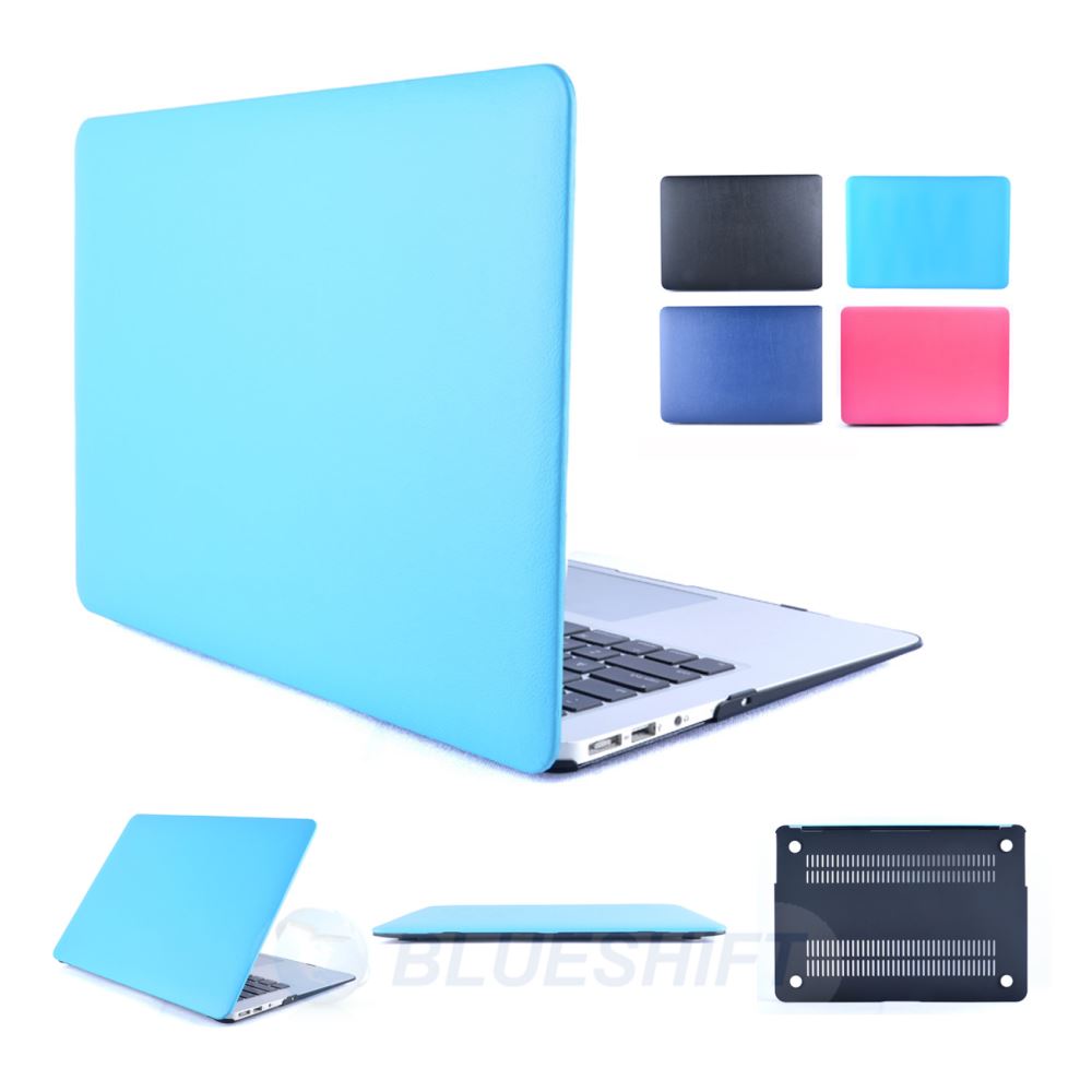 MacBook Air 11" (2012-2015) A1465 Leatherette Hard Case (Sky Blue)