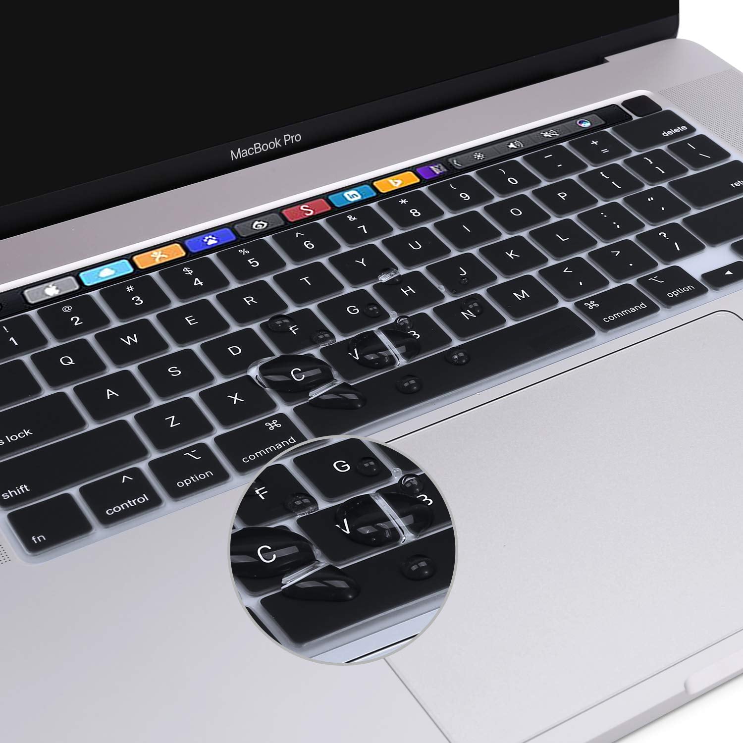 MacBook Pro 16" (2019) A2141 Keyboard Cover Skin (Black)