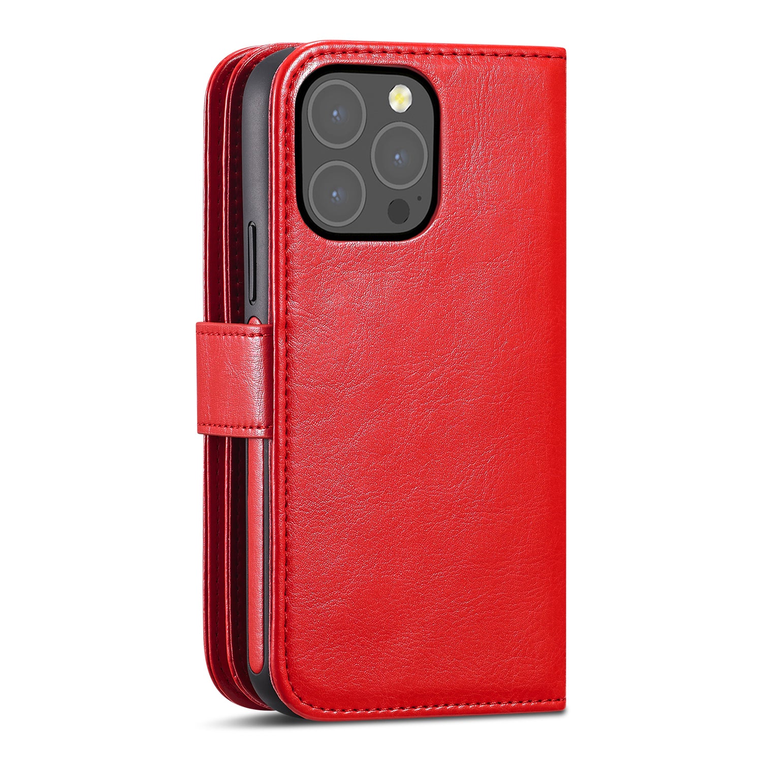 iPhone 13 Pro Max Case Double Wallet (Red)