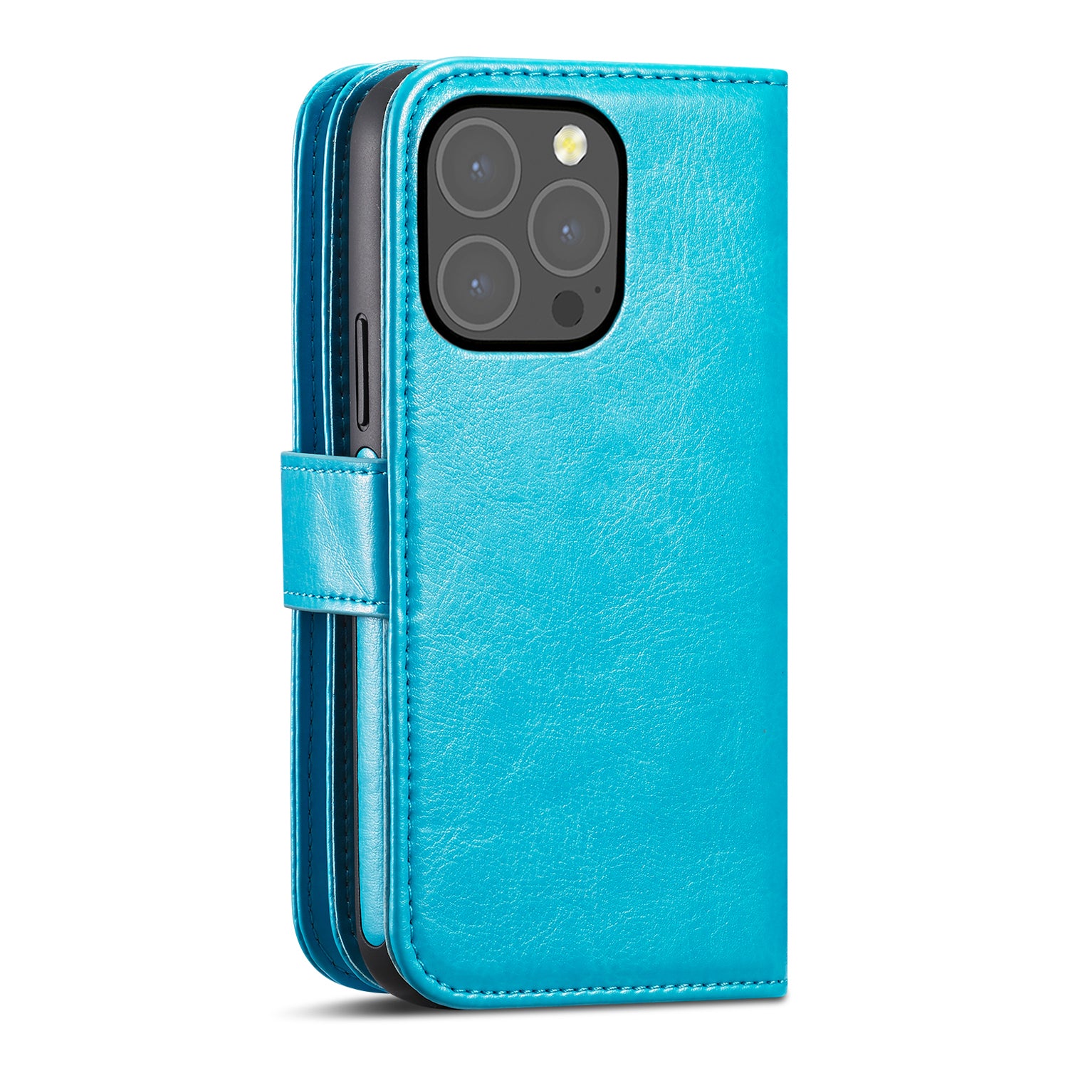 iPhone 13 Pro Max Case Double Wallet (Blue)