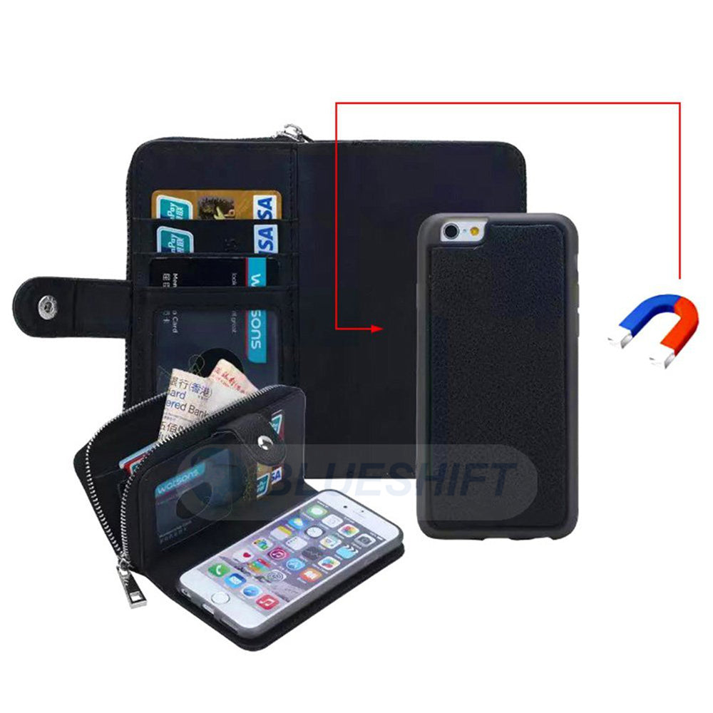 iPhone 5/5S/SE(1st Gen) Case Zipper Wallet (Black)