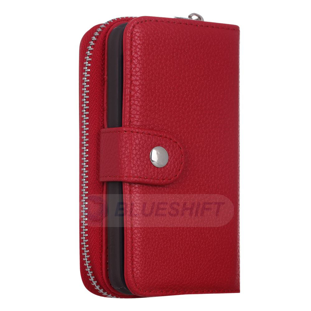 iPhone 5/5S/SE(1st Gen) Case Zipper Wallet (Red)