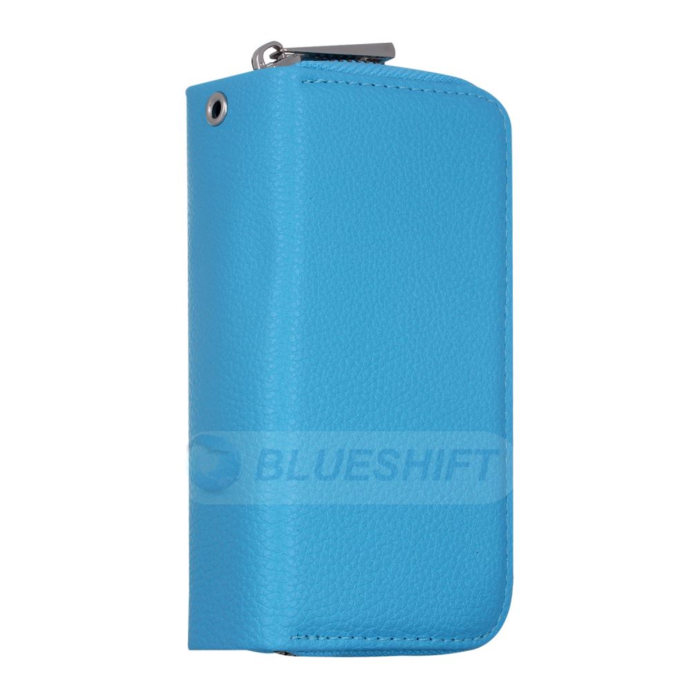 iPhone 5/5S/SE(1st Gen) Case Zipper Wallet (LightBlue)