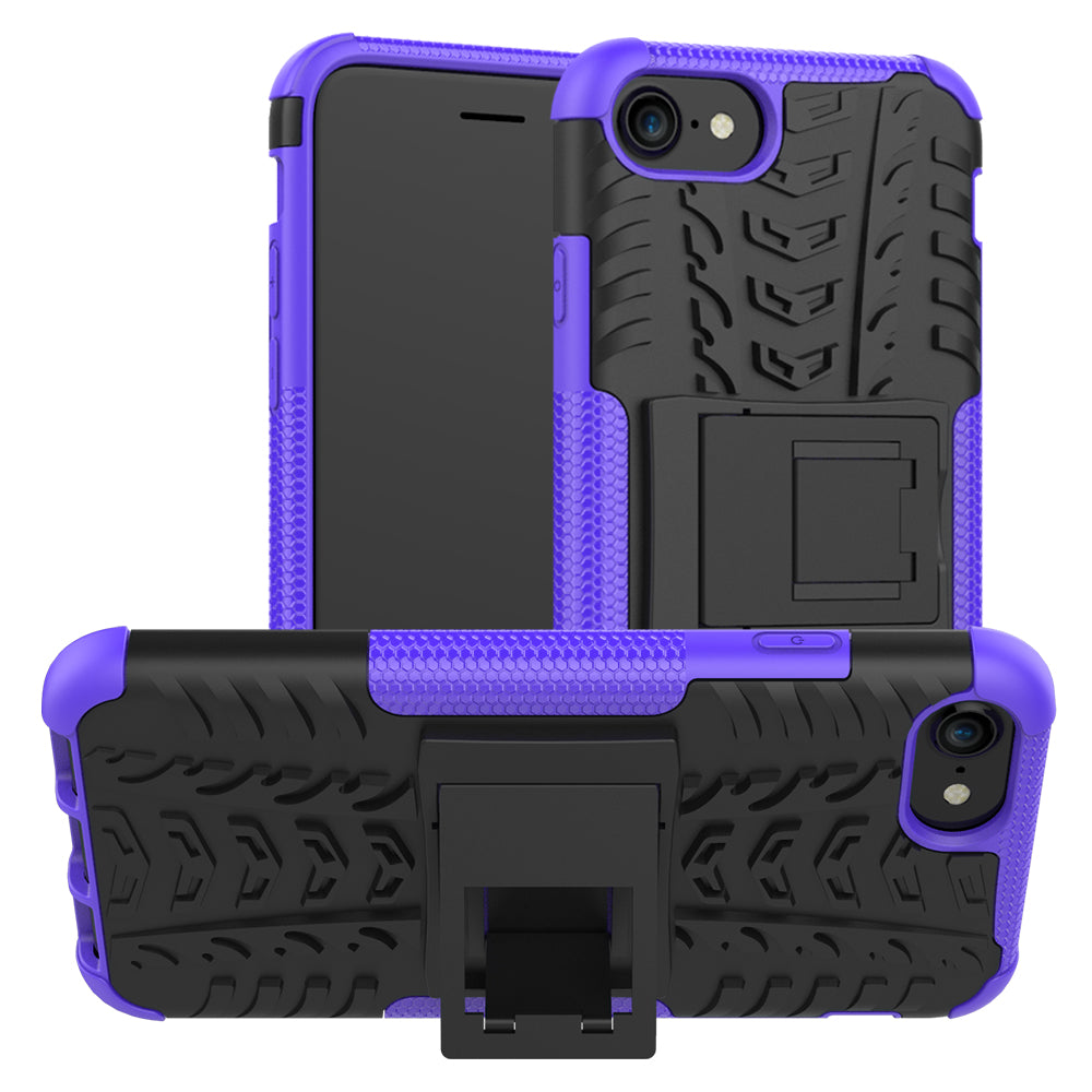 iPhone SE Case (3rd Gen) Heavy Duty (Purple)