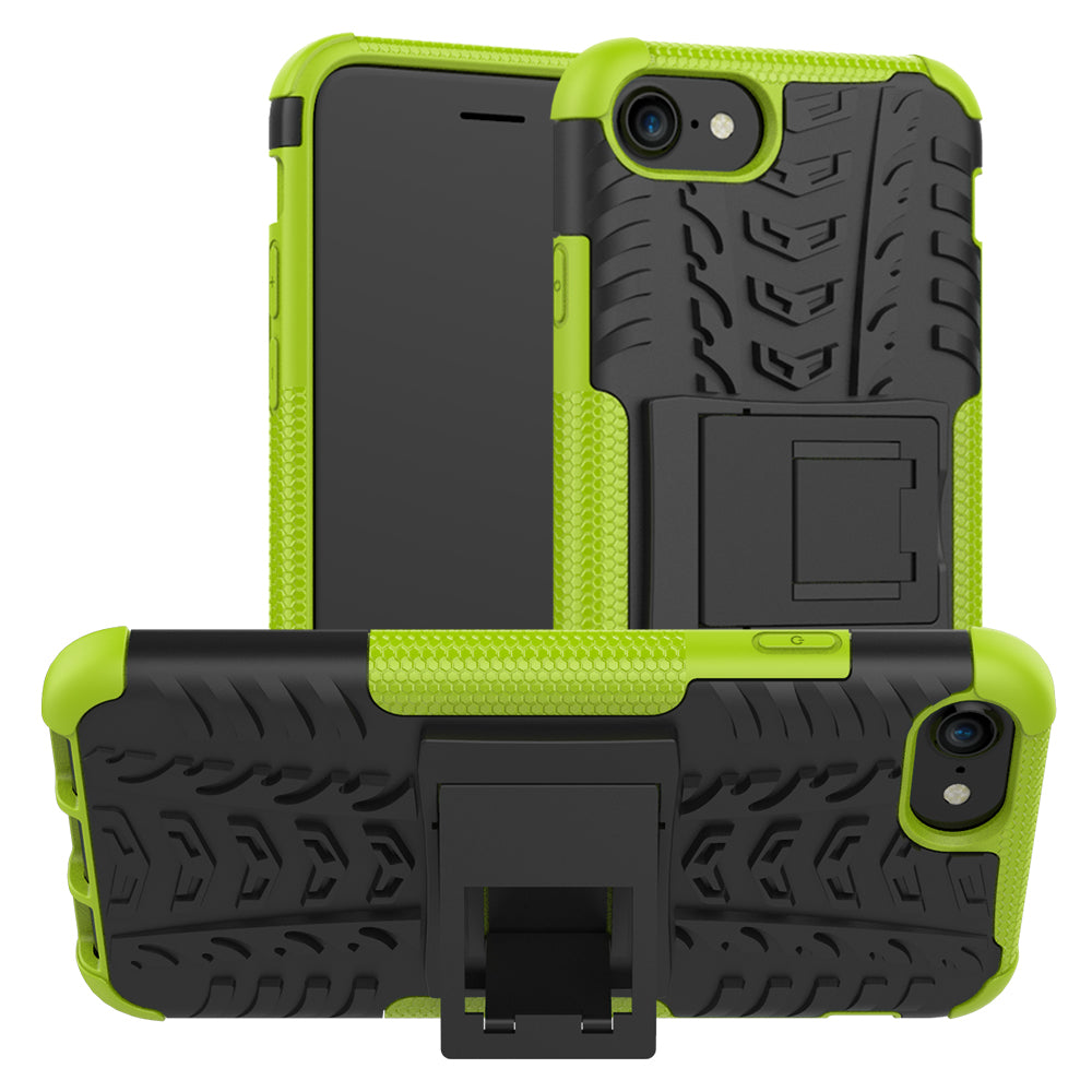 iPhone SE Case (3rd Gen) Heavy Duty (Green)