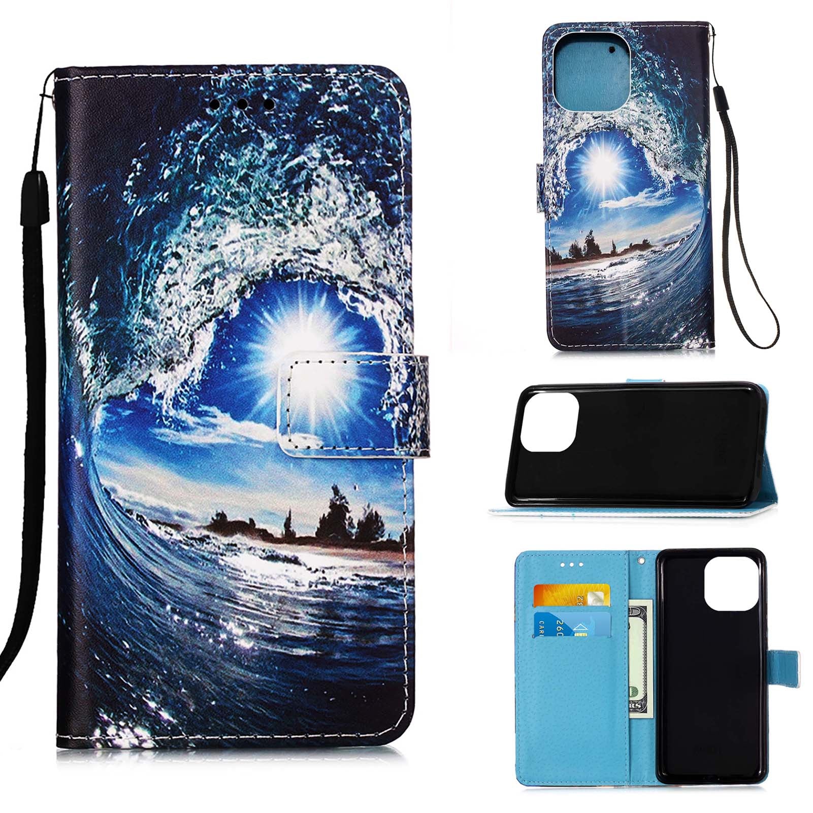 iPhone 13 Case Designer PU (SeaWave)