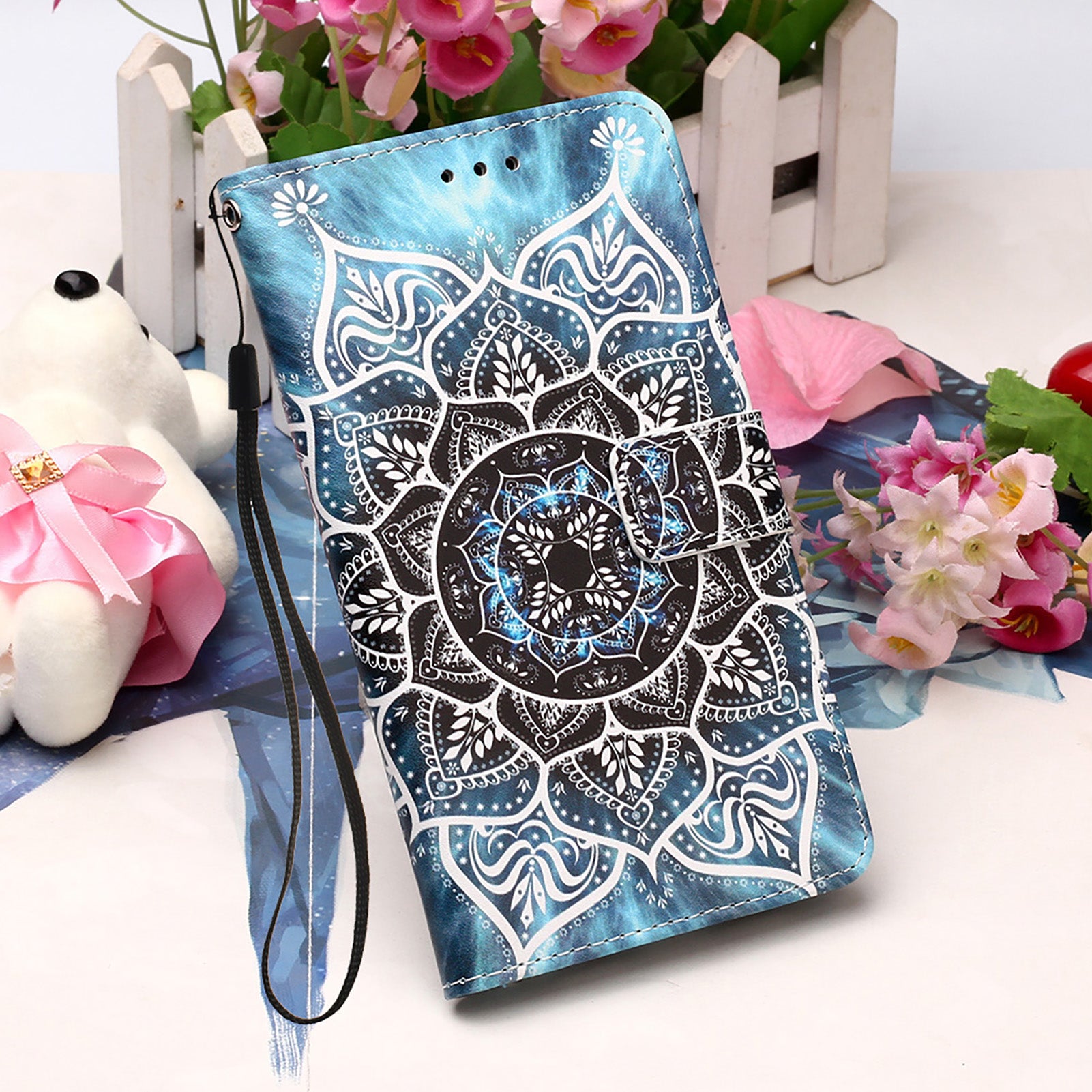 iPhone 13 Case Designer PU (Mandala)