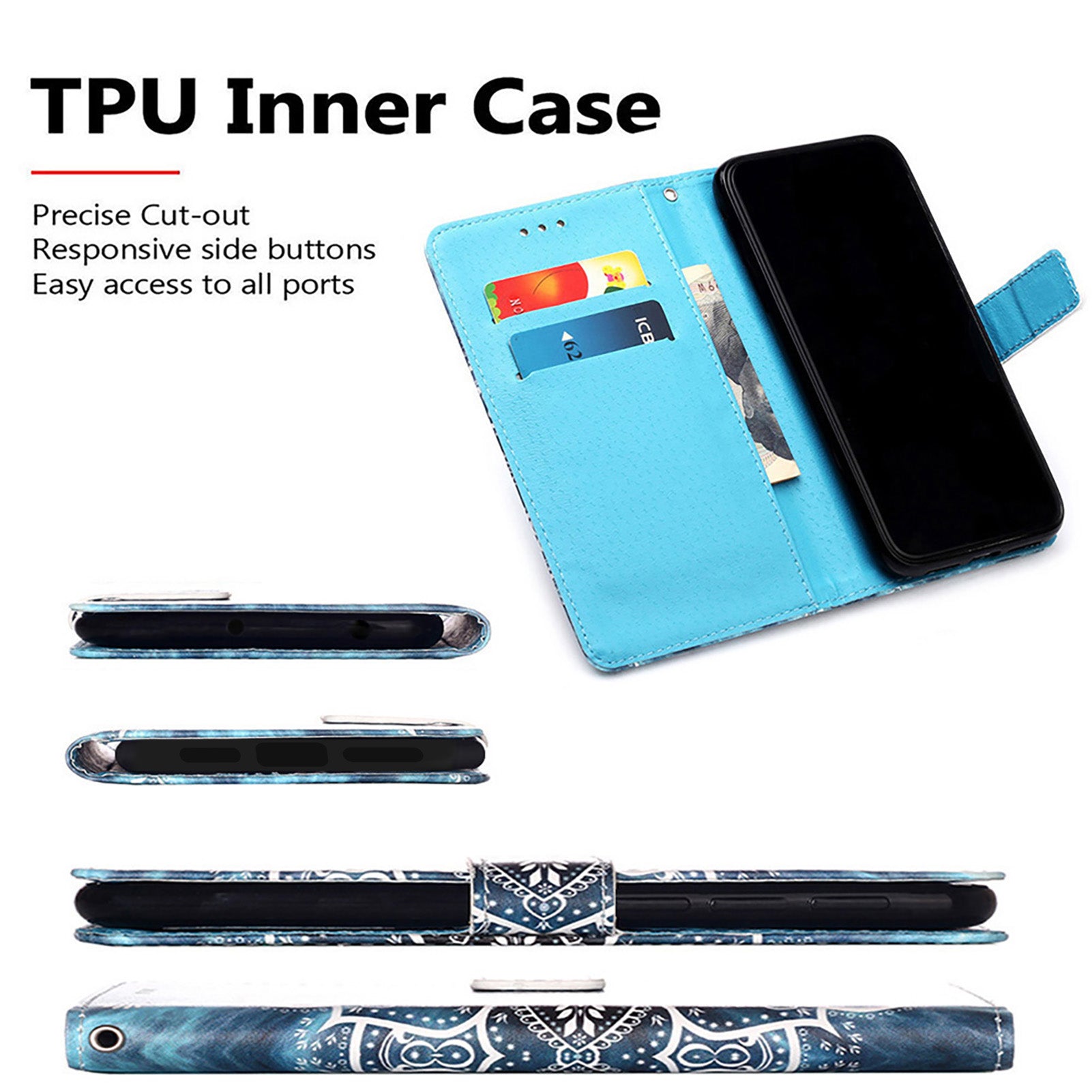 iPhone 13 Case Designer PU (SeaWave)