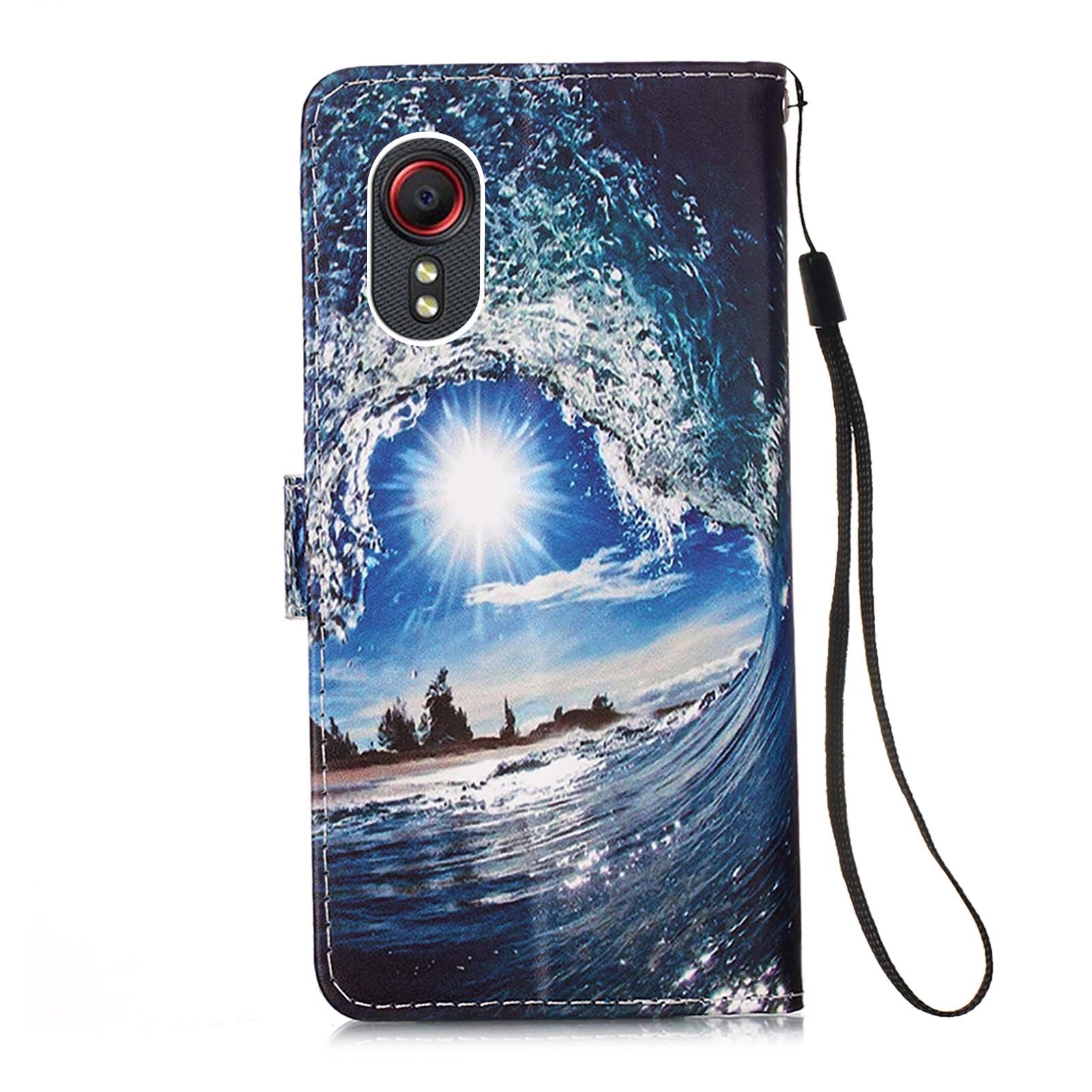 Samsung Xcover 5 Case Designer PU (SeaWave)