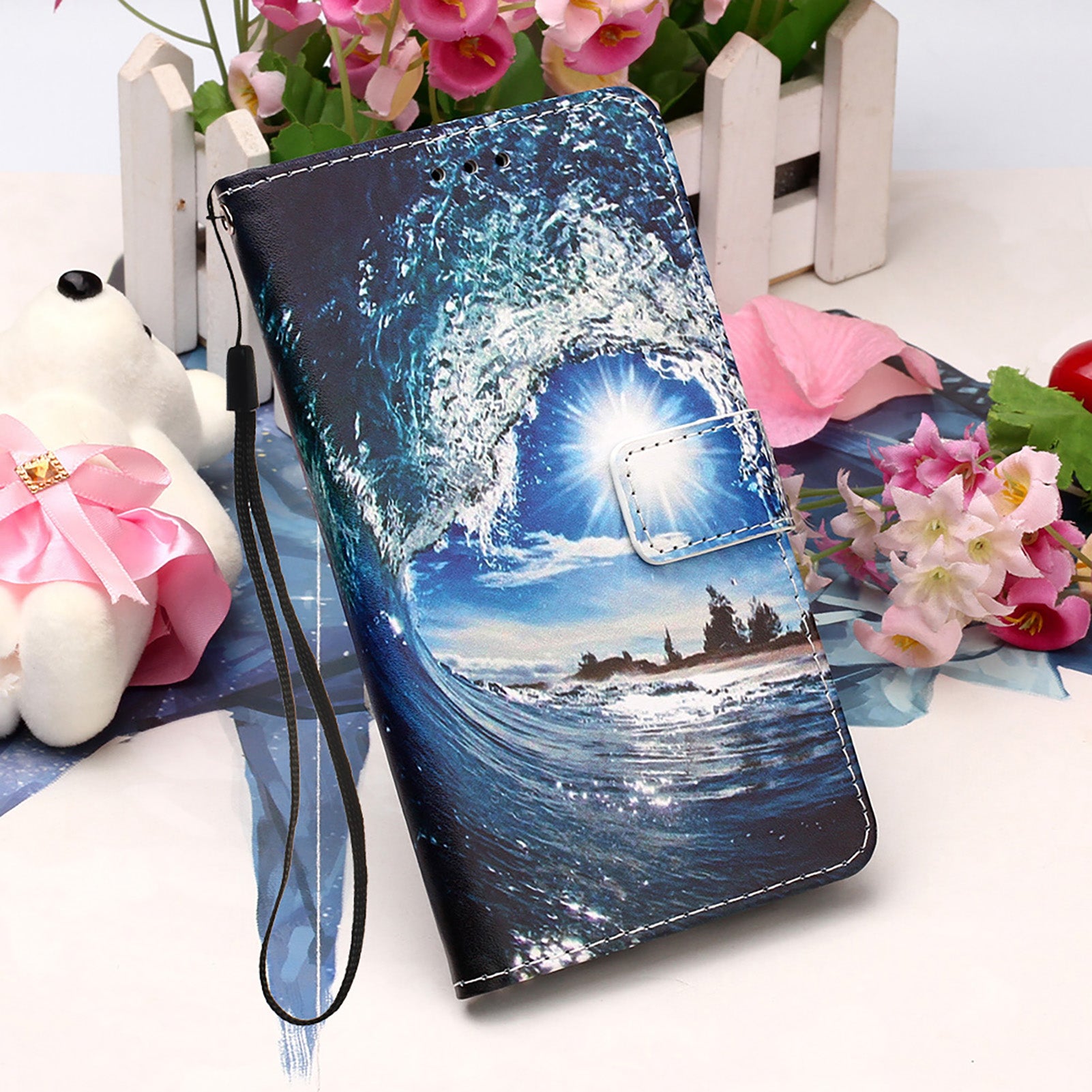 Samsung Xcover 5 Case Designer PU (SeaWave)