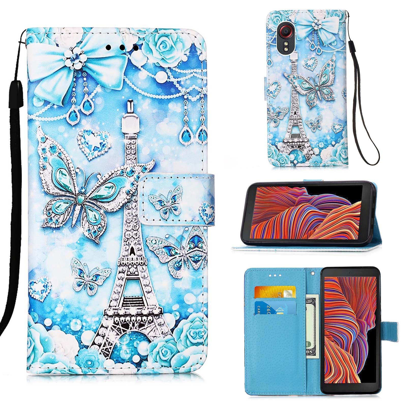 Samsung Xcover 5 Case Designer PU (EiffelTower)