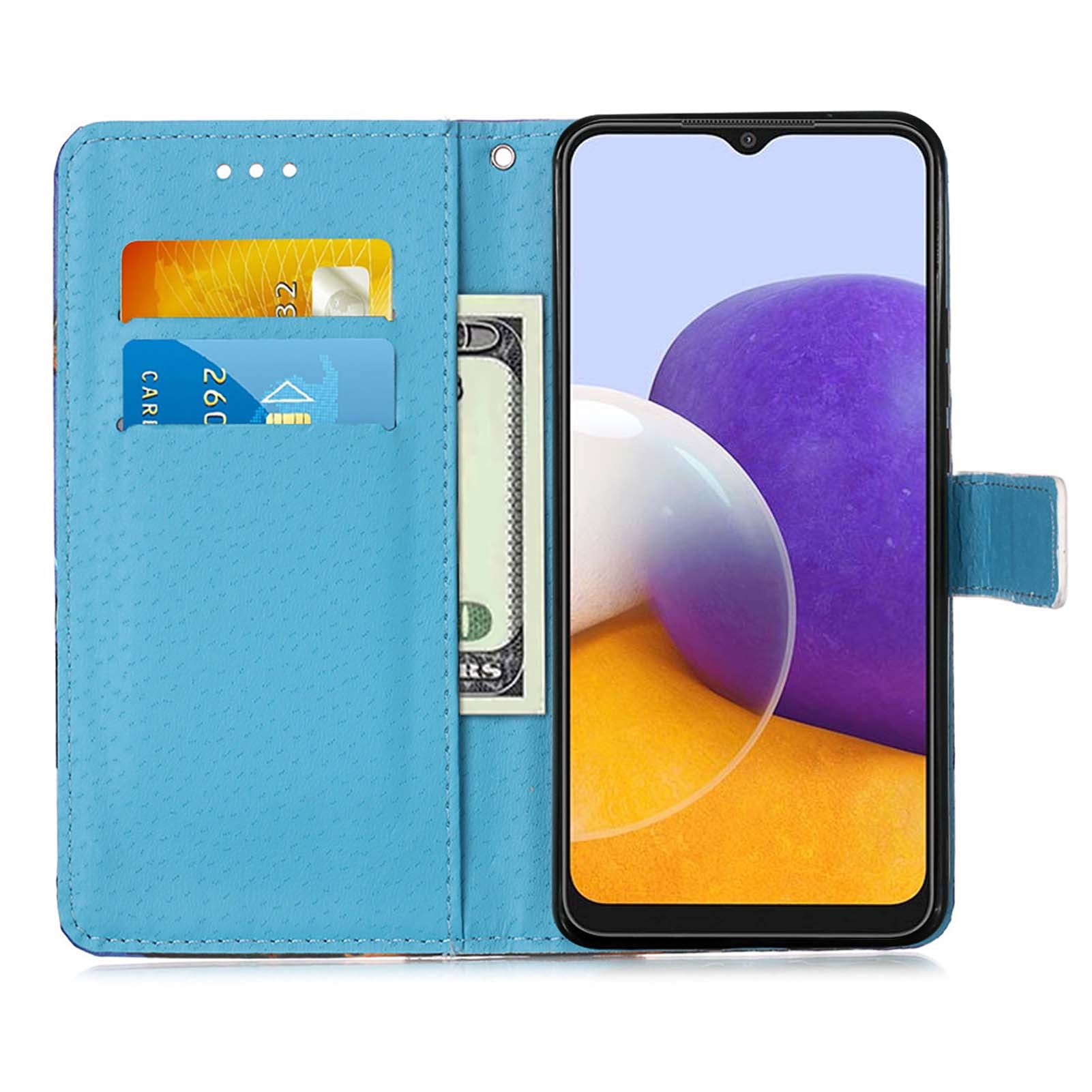 Samsung A22 5G Case Designer PU (SeaWave)