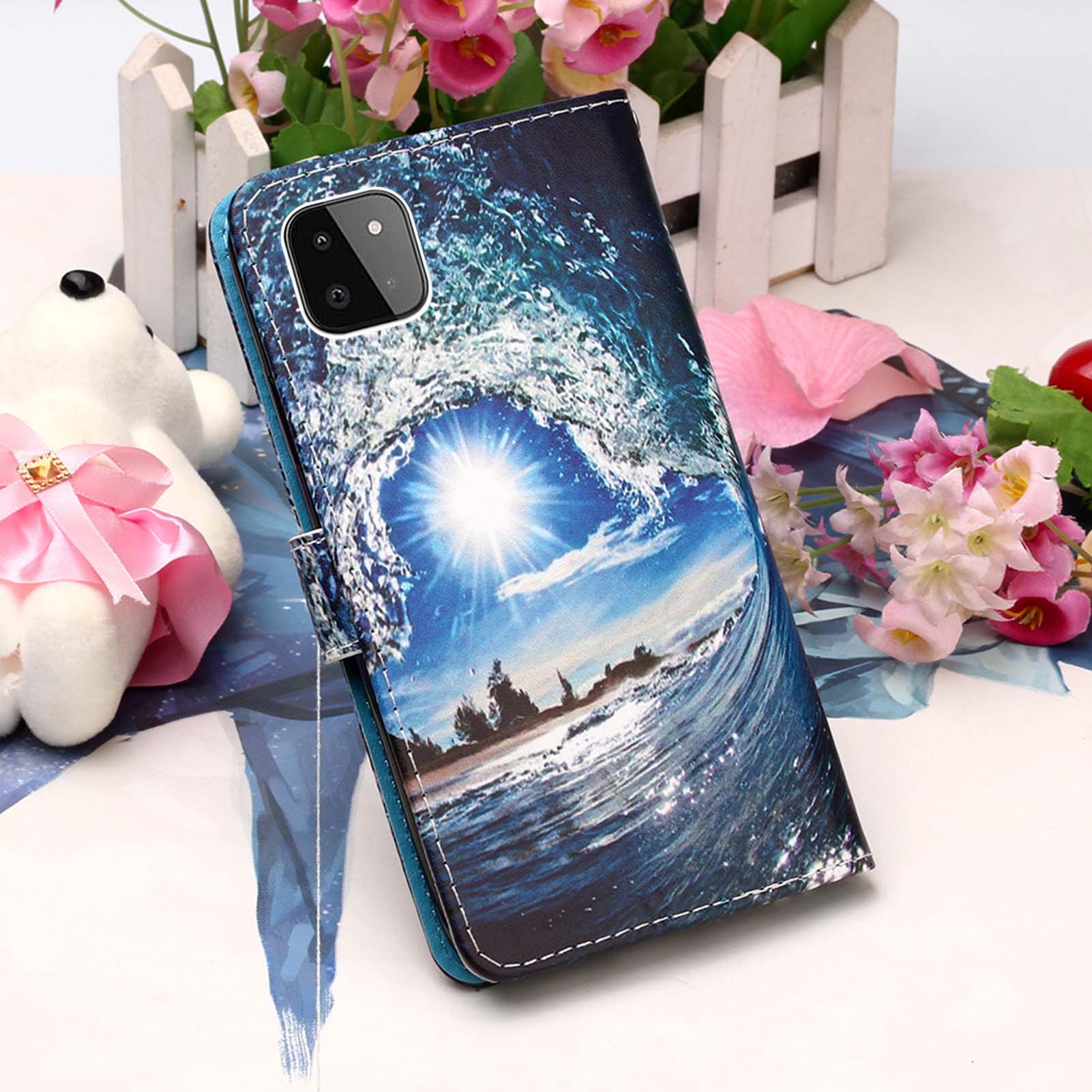 Samsung A22 5G Case Designer PU (SeaWave)