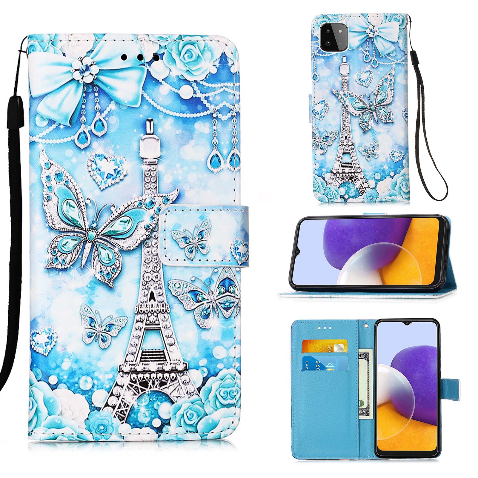 Samsung A22 5G Case Designer PU (EiffelTower)