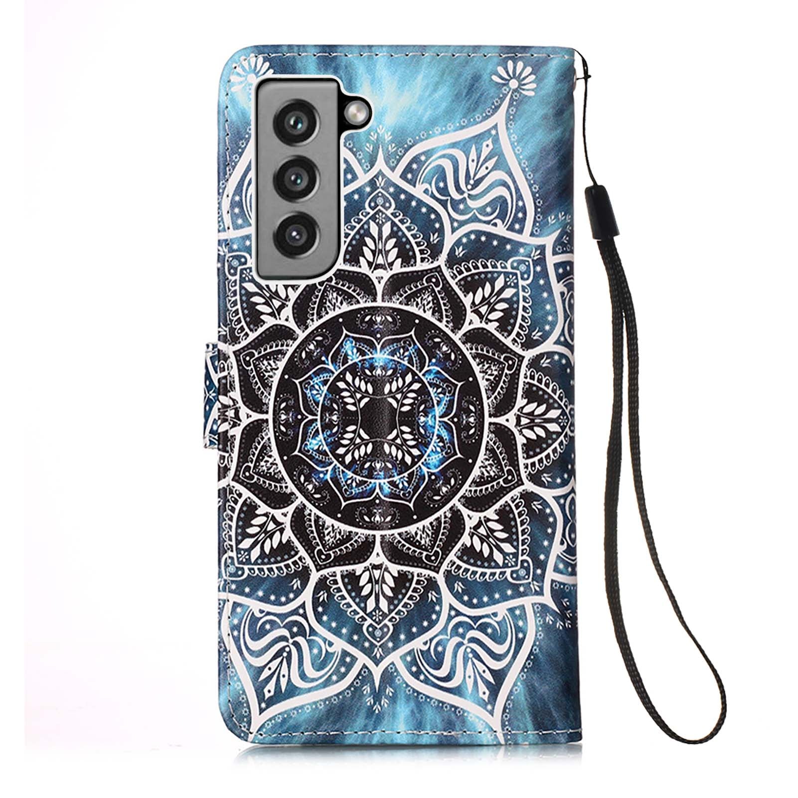 Samsung S21 FE Case Designer PU (Mandala)