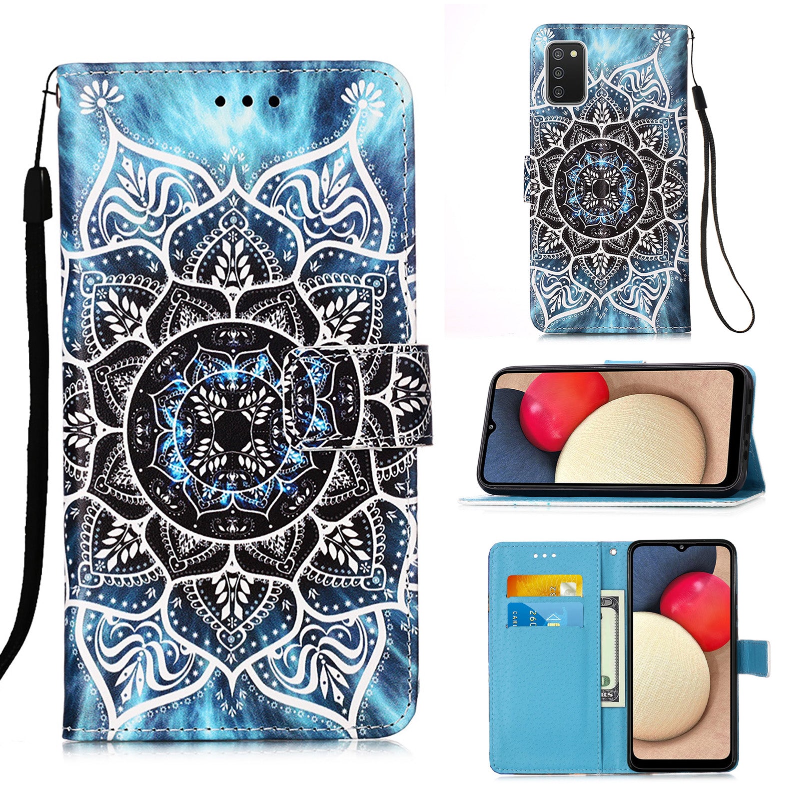 Samsung A03s Case Designer PU (Mandala)