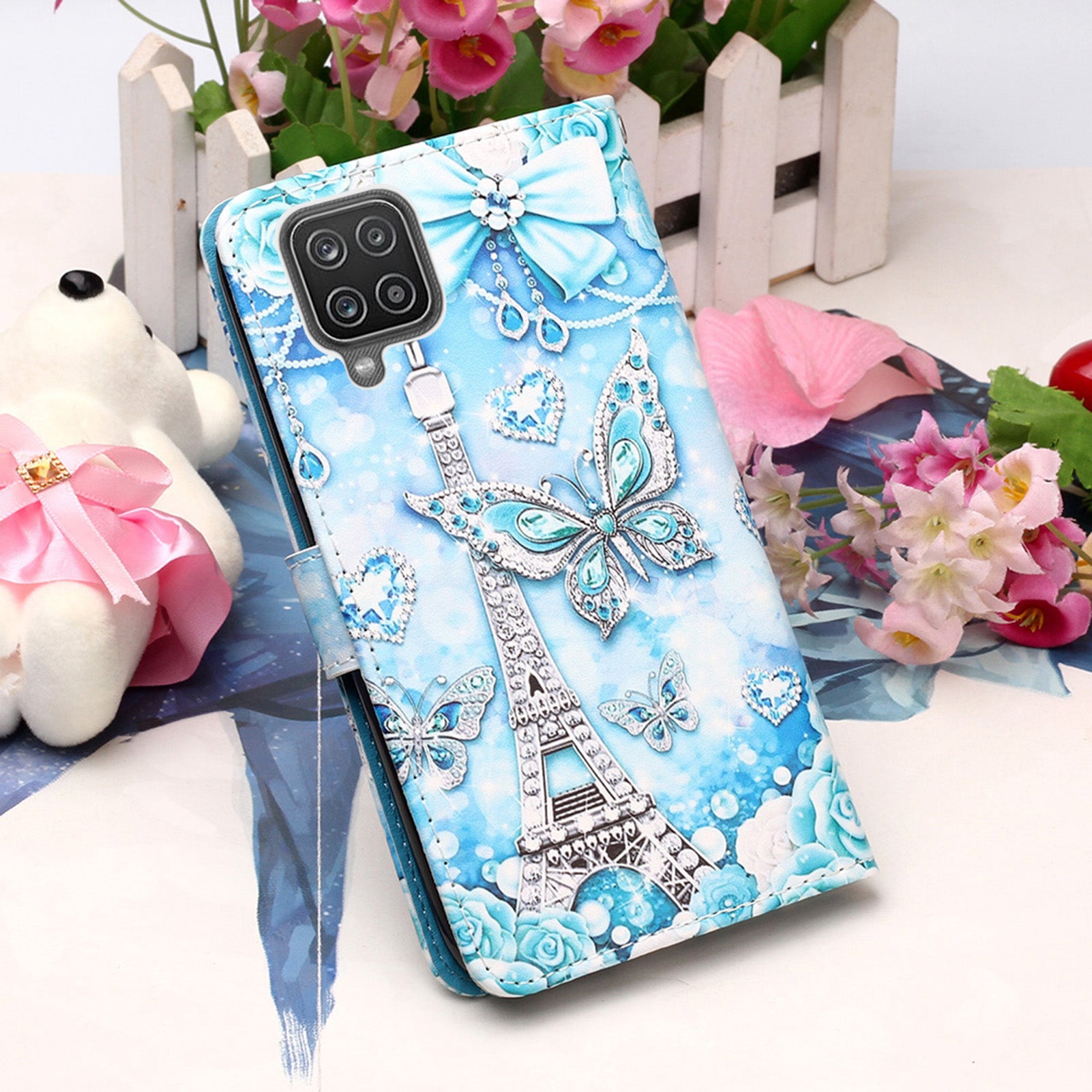 Samsung A12 Case Designer PU (EiffelTower)