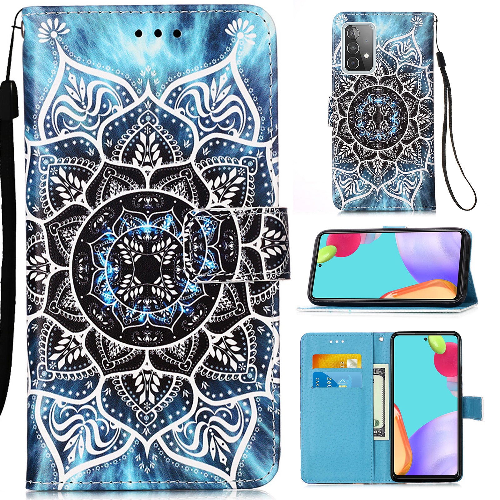 Samsung A52s 5G Case Designer PU (Mandala)