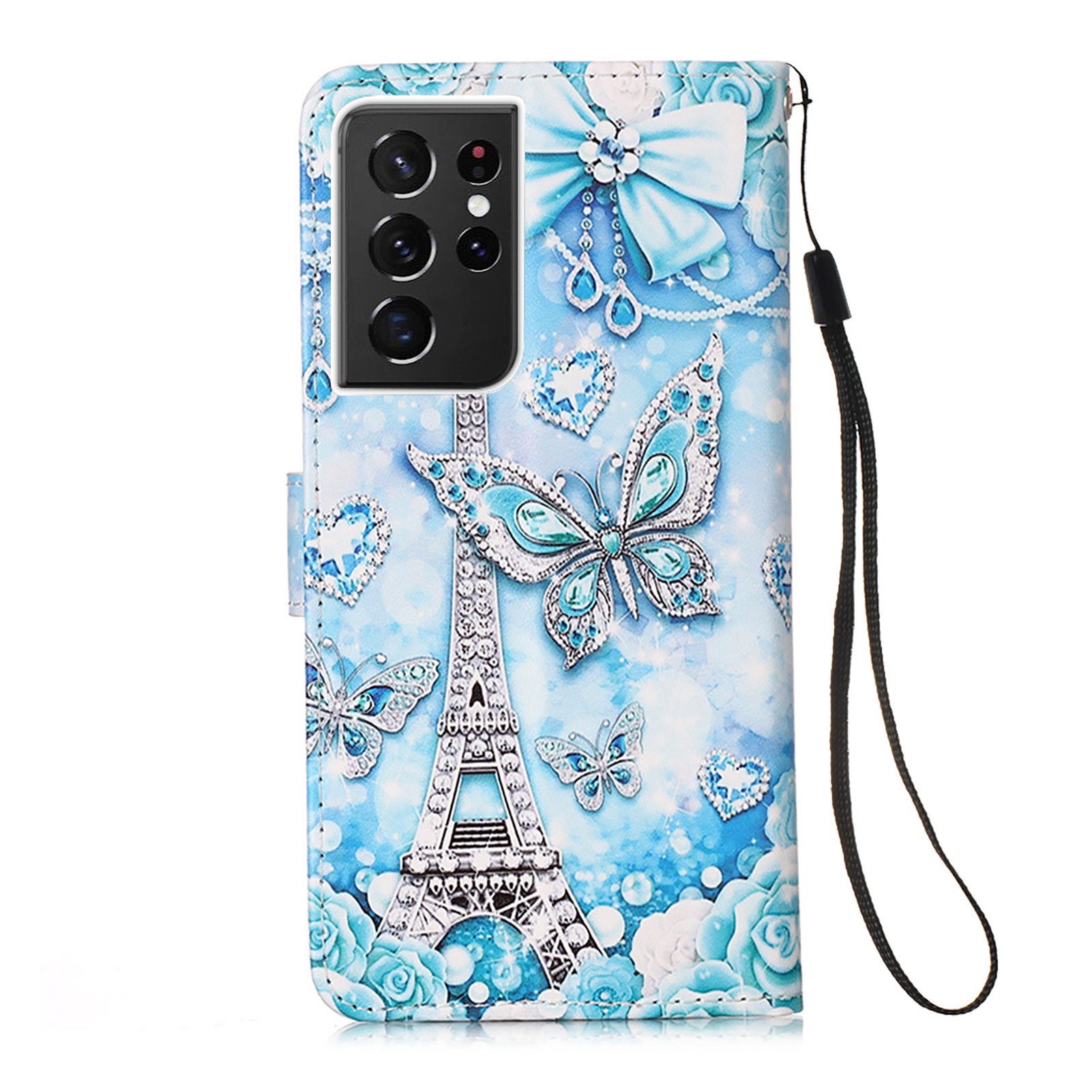 Samsung S21 Ultra Case Designer PU (EiffelTower)