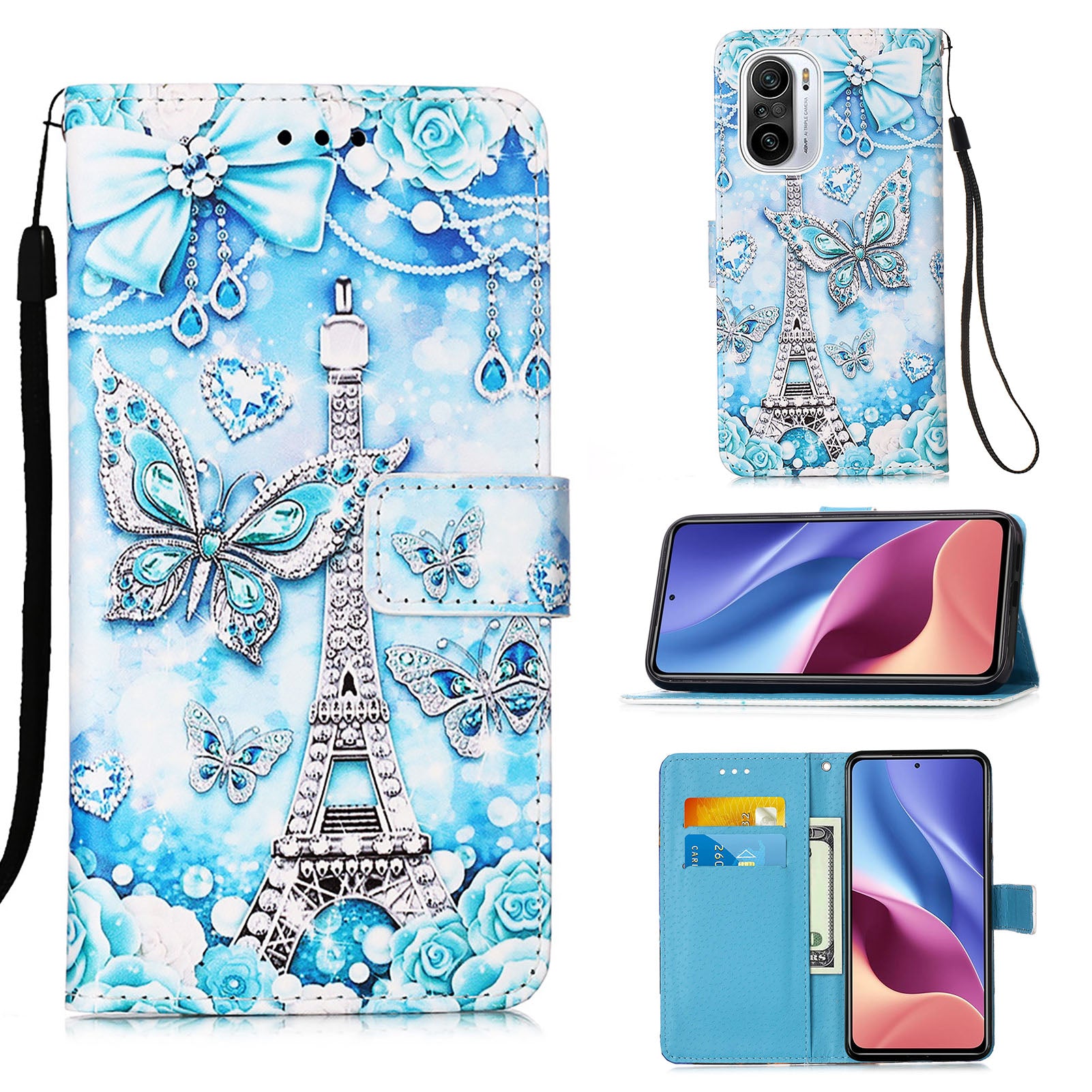 Xiaomi Mi 11i Case Designer PU (EiffelTower)