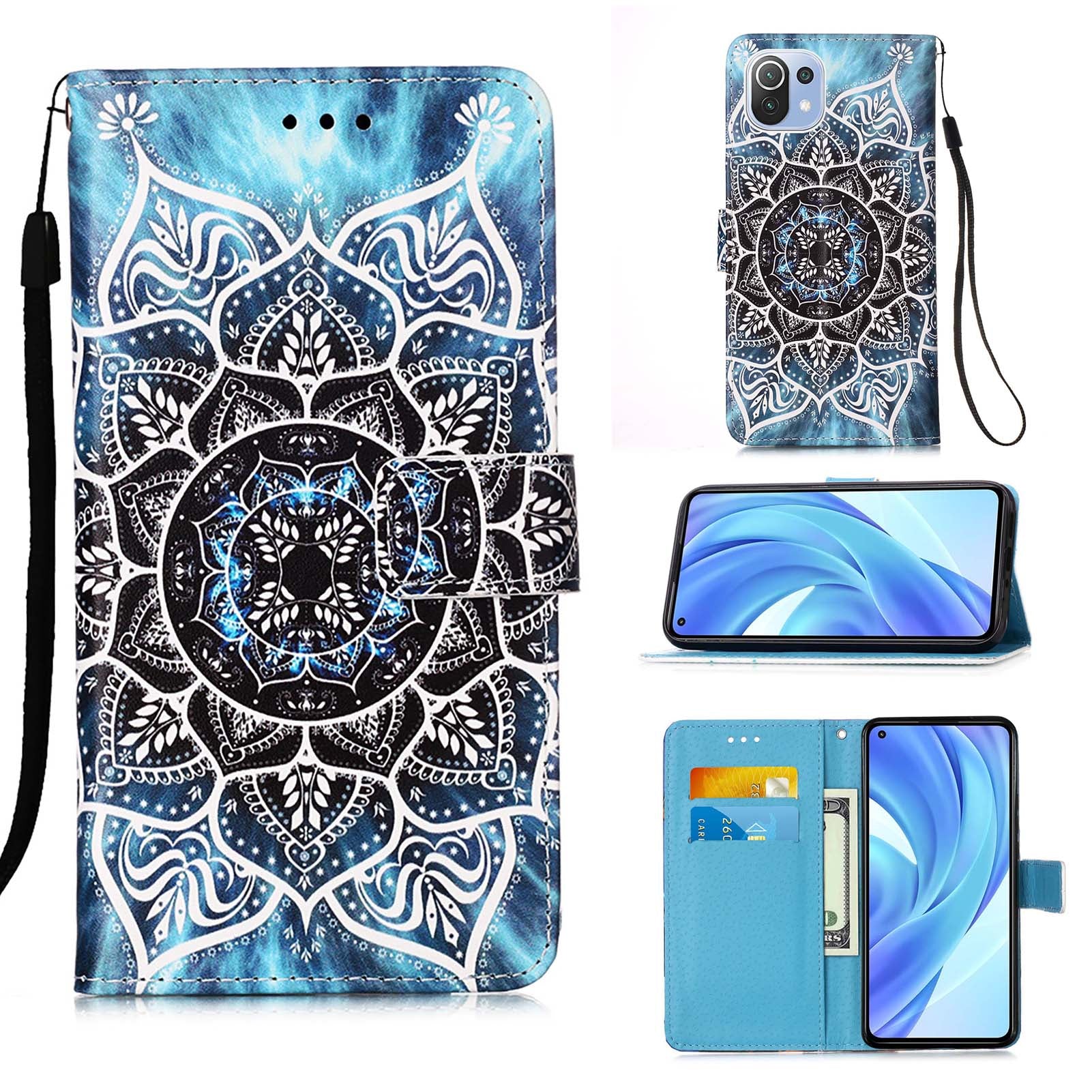 Xiaomi Mi 11 Lite 5G Case Designer PU (Mandala)