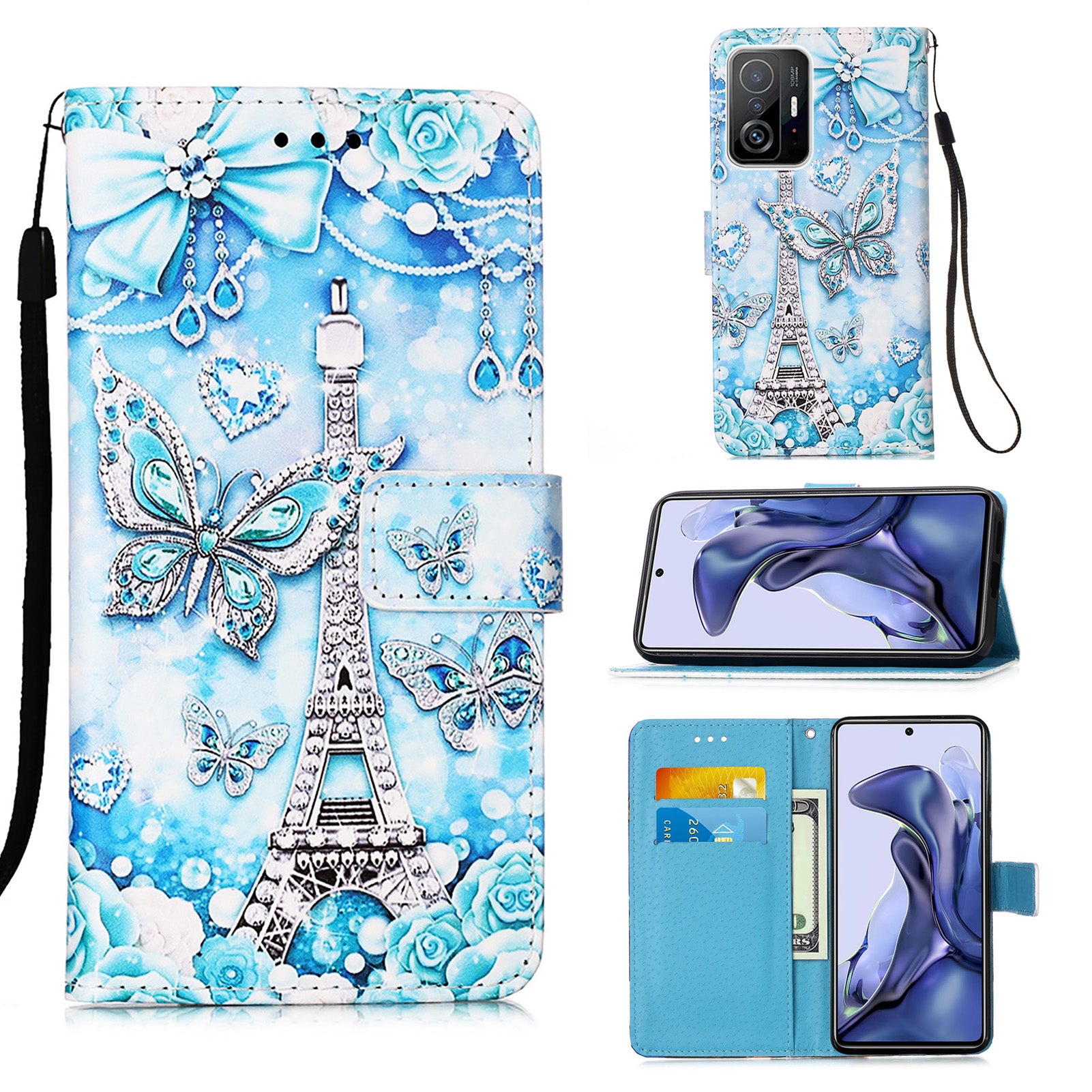 Xiaomi 11T Pro Case Designer PU (EiffelTower)