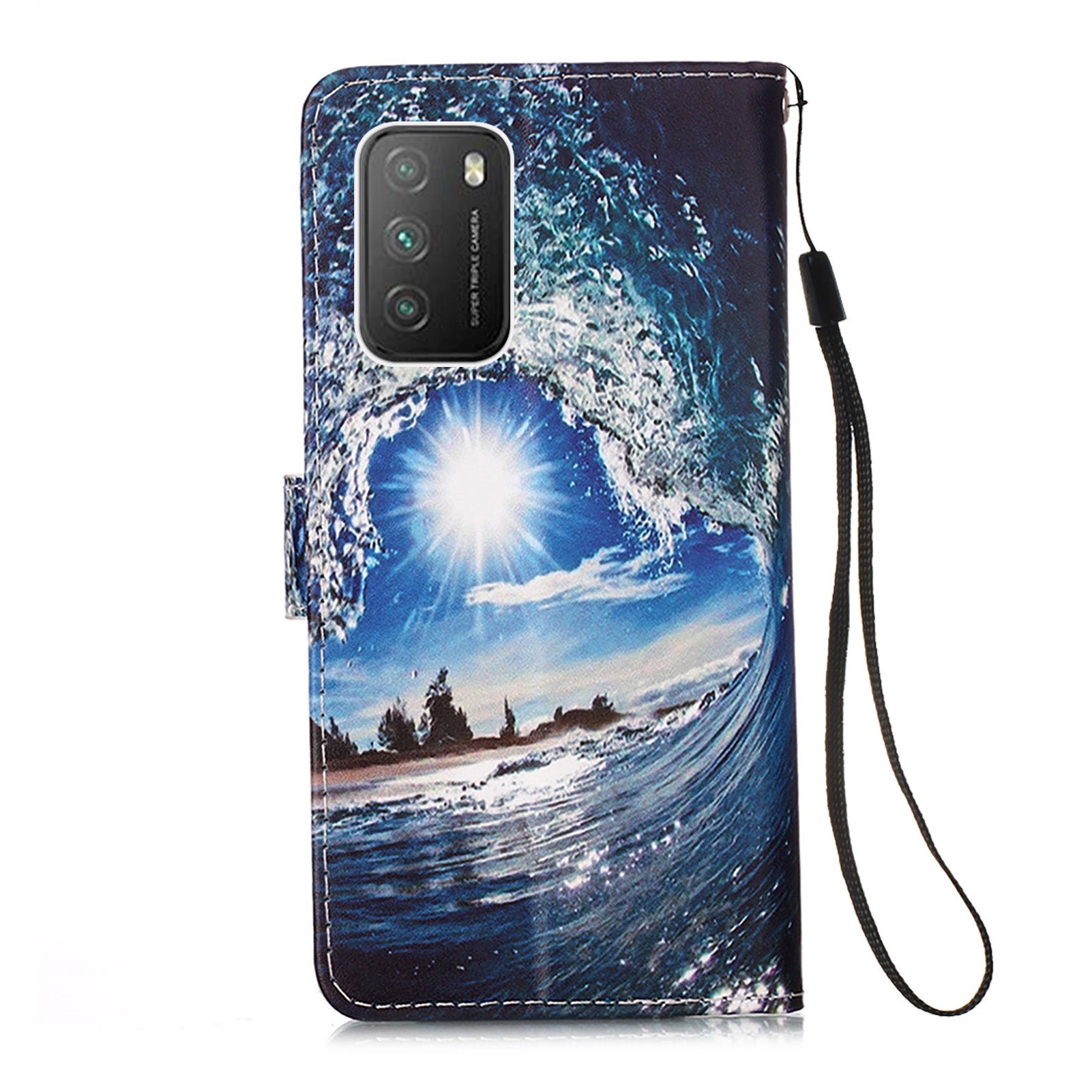 Xiaomi Redmi 9T Case Designer PU (SeaWave)