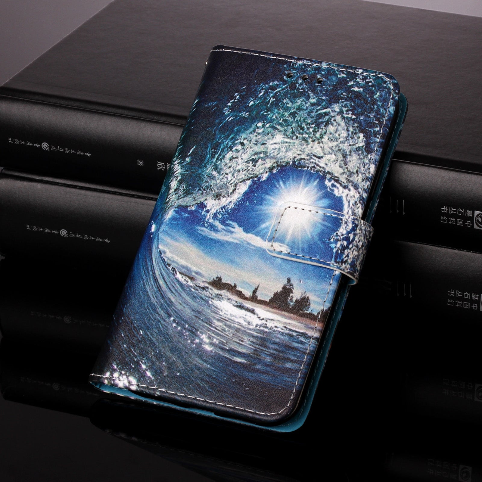 Xiaomi Redmi 9T Case Designer PU (SeaWave)