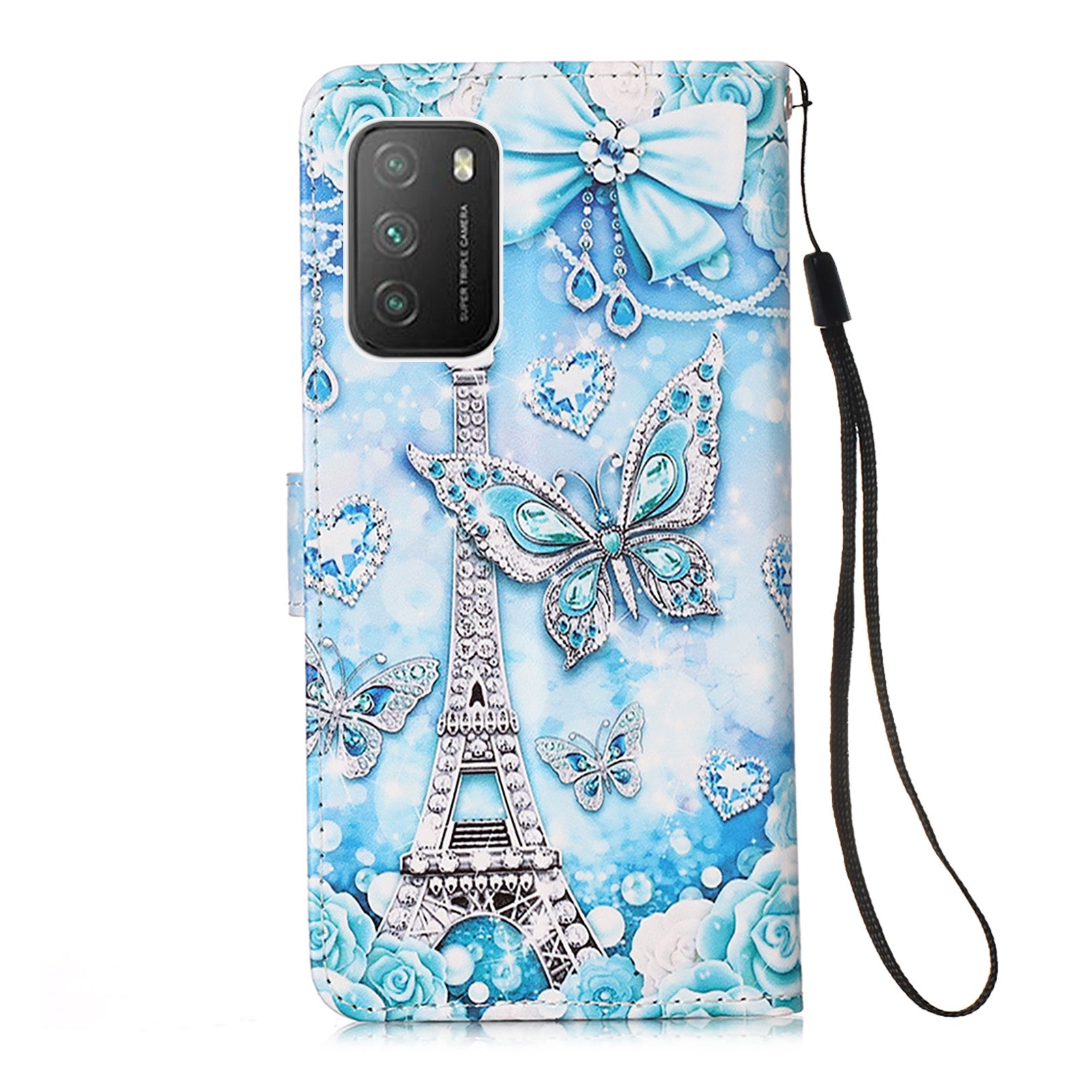 Xiaomi Redmi 9T Case Designer PU (EiffelTower)