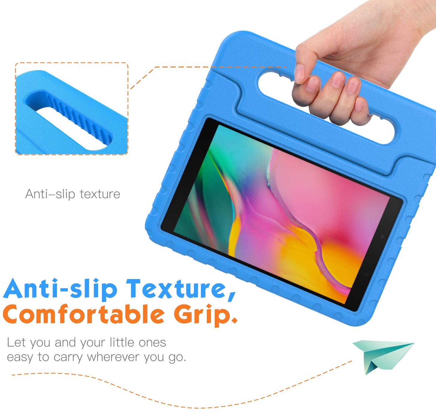 Samsung Tab A 8.0 2019 Case EVA Shockproof (Blue)