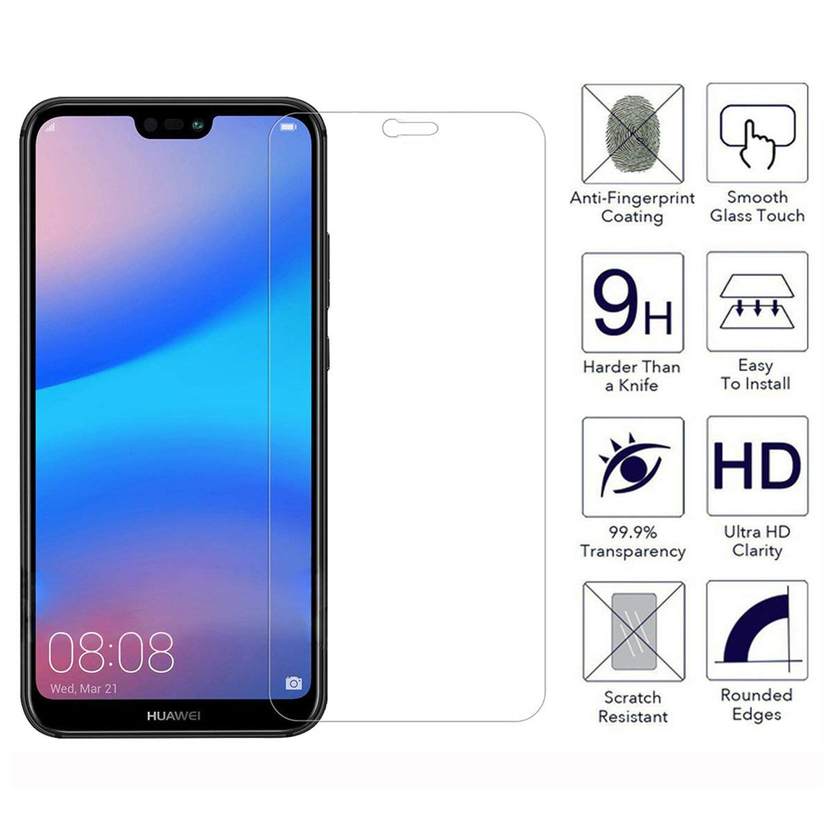 Huawei Nova 3e Glass Screen Protector