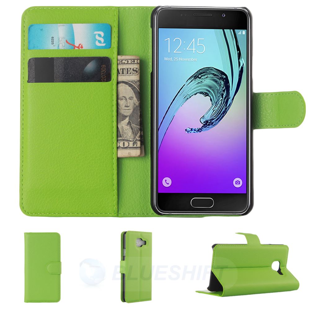 Samsung A3 2016 PU Wallet (Green)