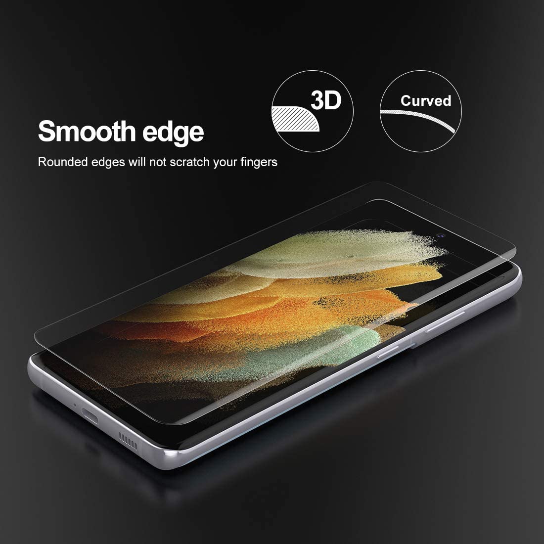 Samsung Galaxy S22 UV Light Curved Glass Screen Protector