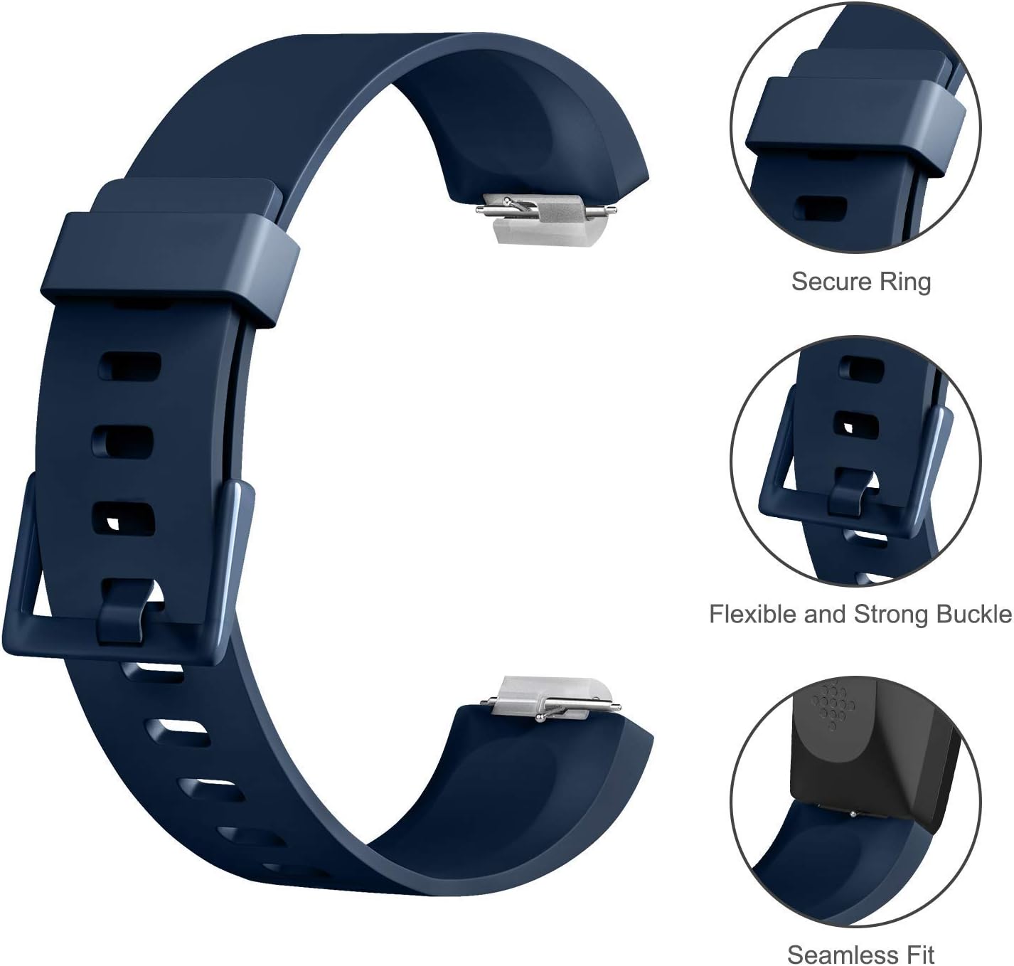 Fitbit Inspire Strap Sport Silicone (Navy)