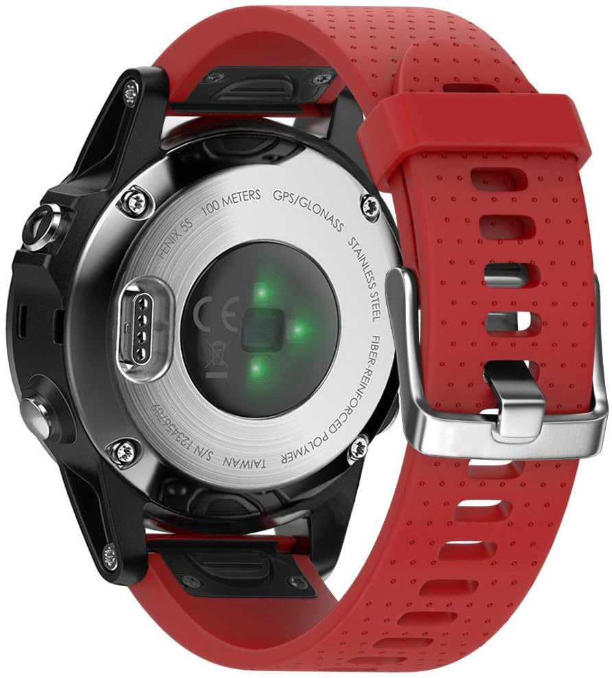 Garmin fenix 7S Silicone Strap (Red)