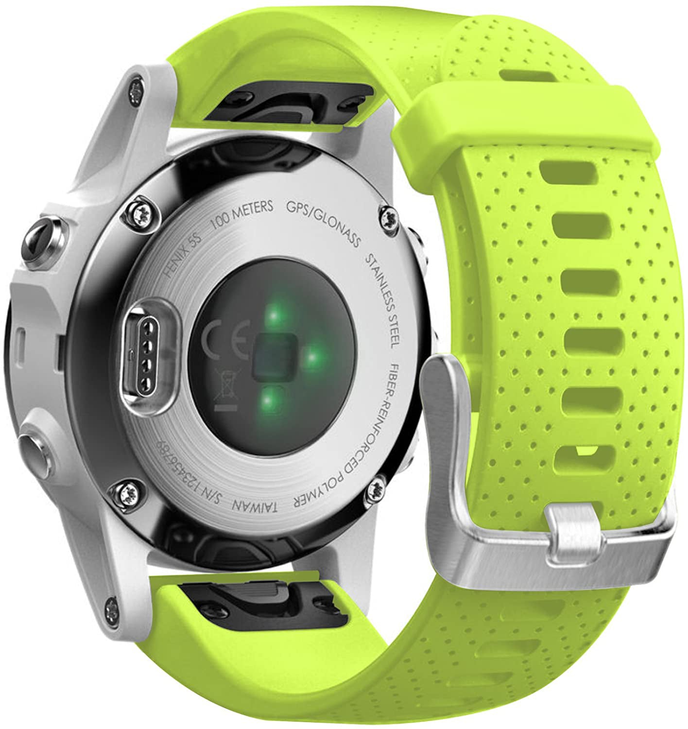 Garmin fenix 7 Silicone Strap (Lime)