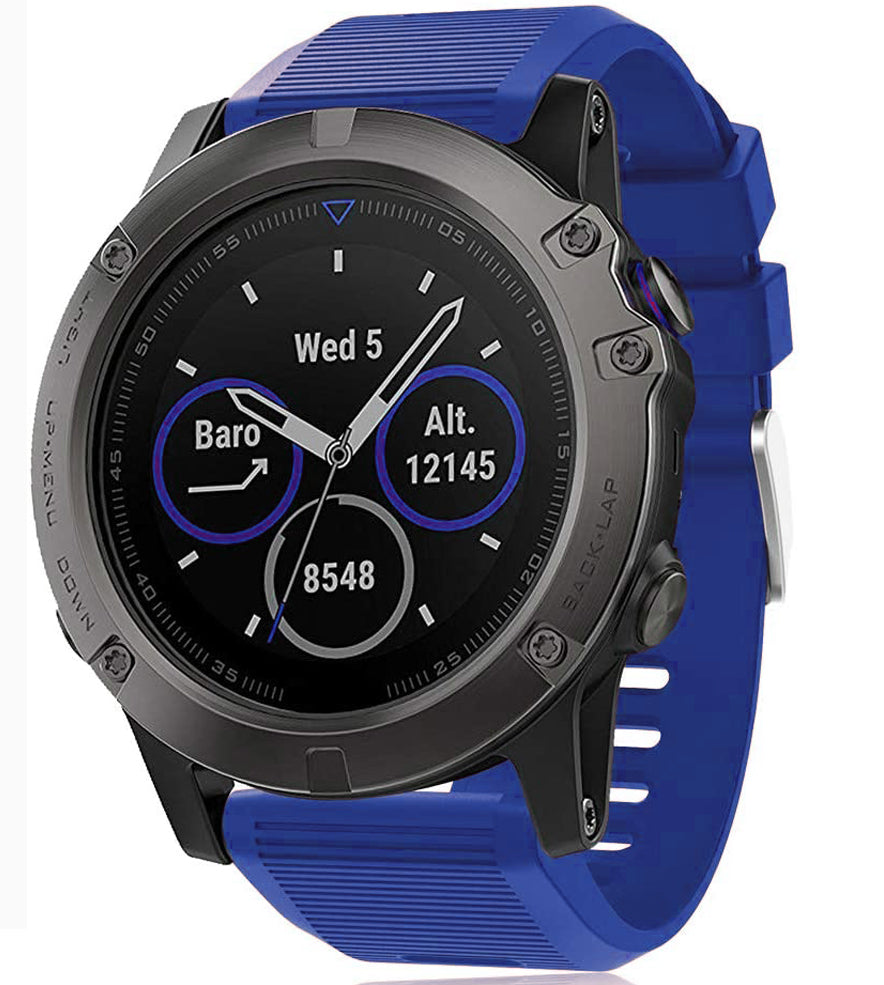 Garmin fenix 7X Silicone Strap (Blue)