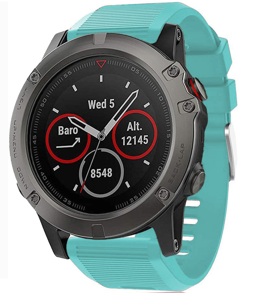 Garmin fenix 7X Silicone Strap (Turquoise)