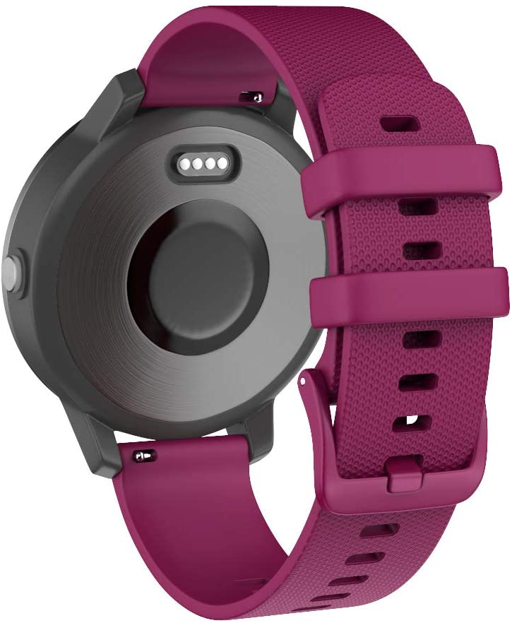 Garmin Venu 2 Plus Silicone Strap (Maroon)