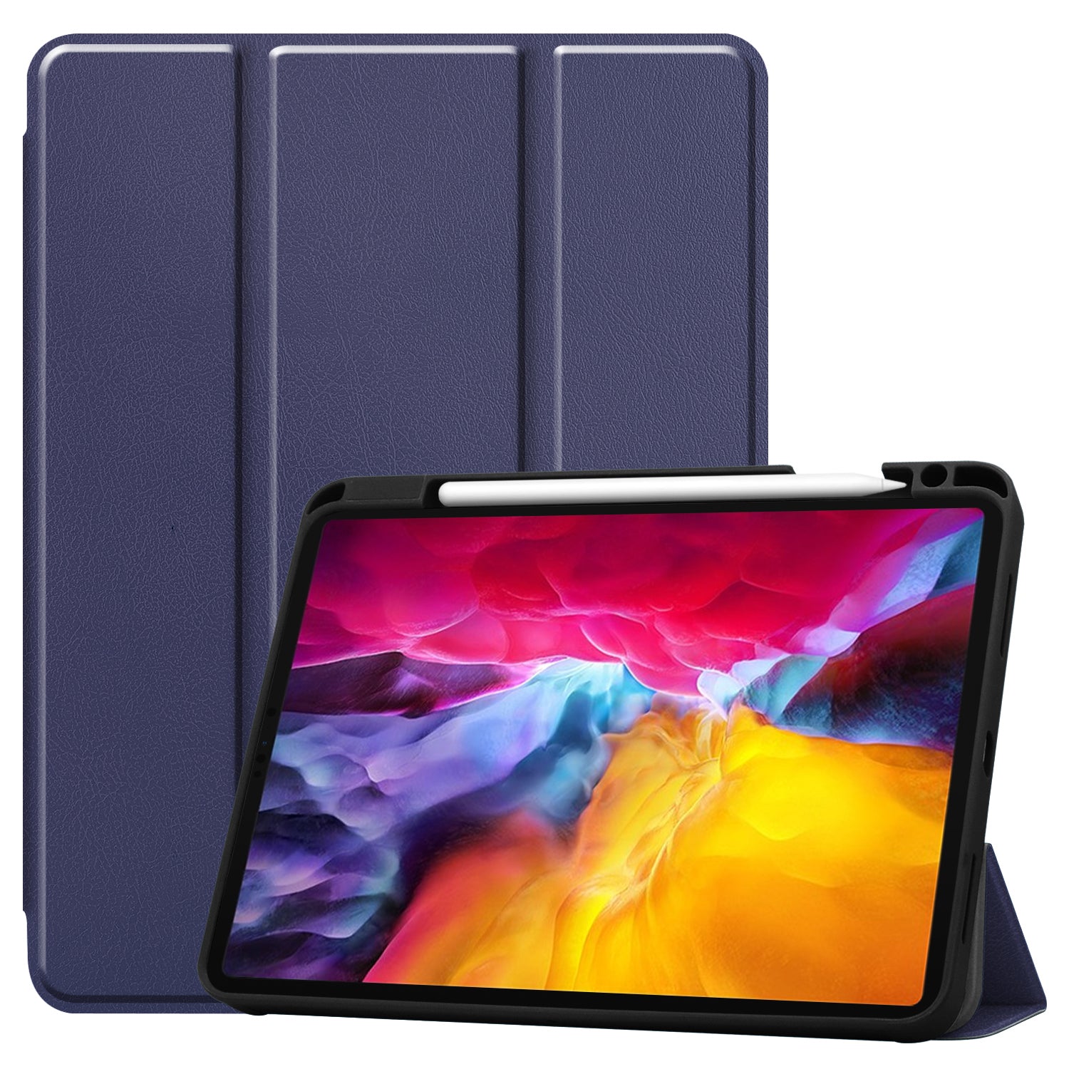 iPad Pro 11" 2020 (2nd Gen) Case Tri-Fold Pen Holder (Navy)