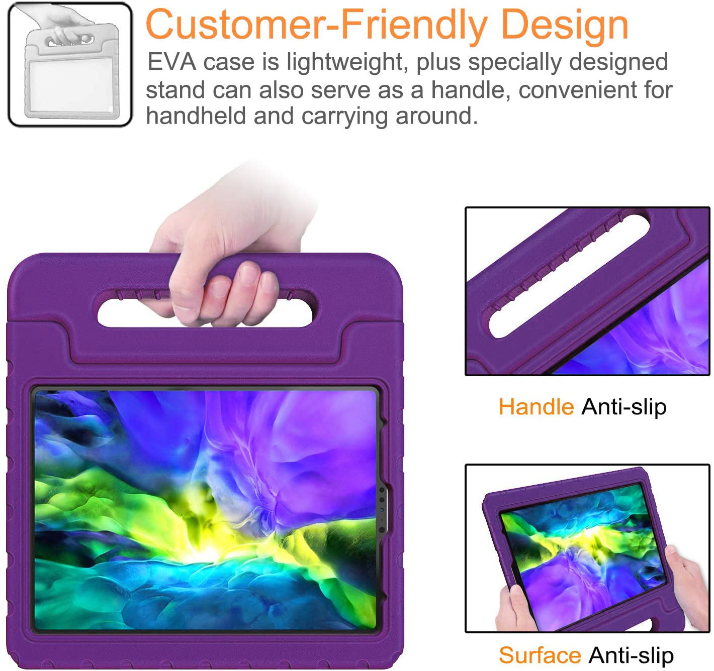 iPad Air 4 Case EVA Shockproof (Purple)