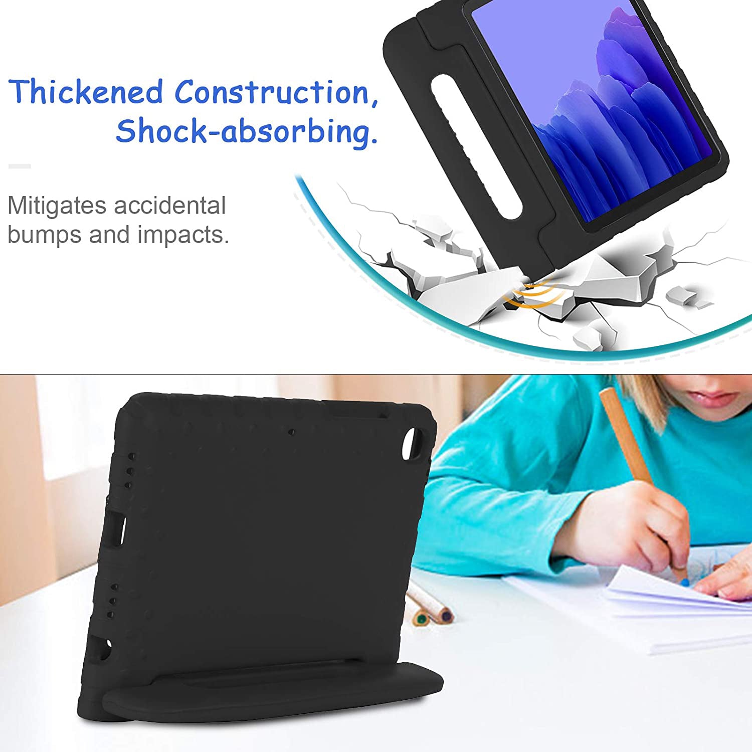 Samsung Tab A7 10.4 Case EVA Shockproof (Black)