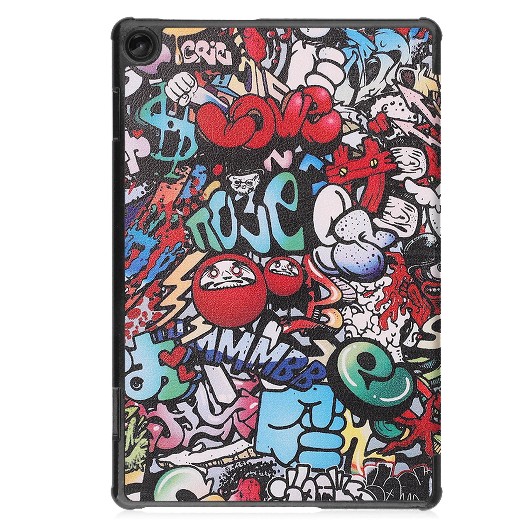 Lenovo Tab M10 (3rd Gen) TB328 Designer Tri-Fold Case (Graffiti)