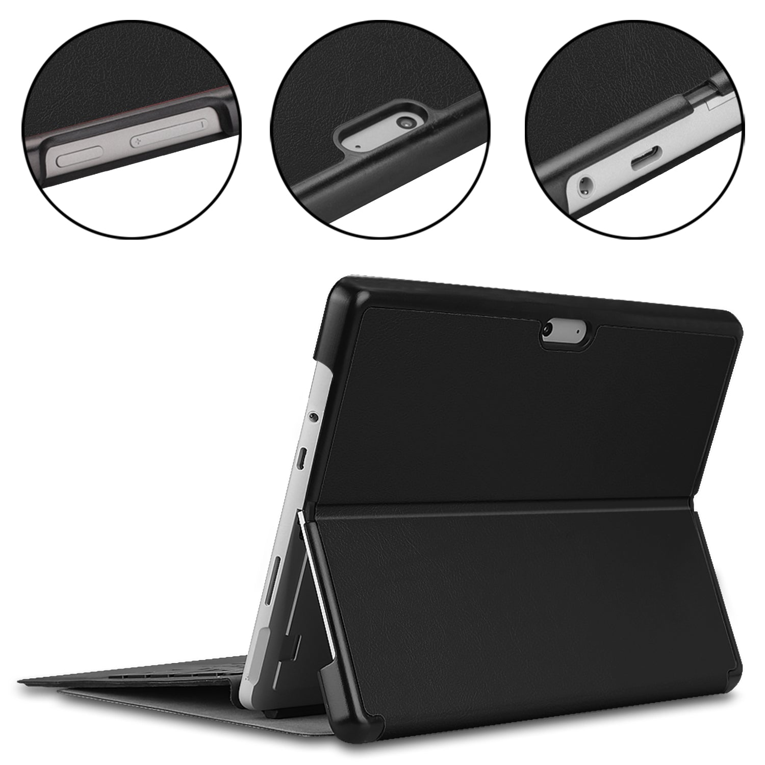 Microsoft Surface Pro 8 Multiple Angle Case (Black)