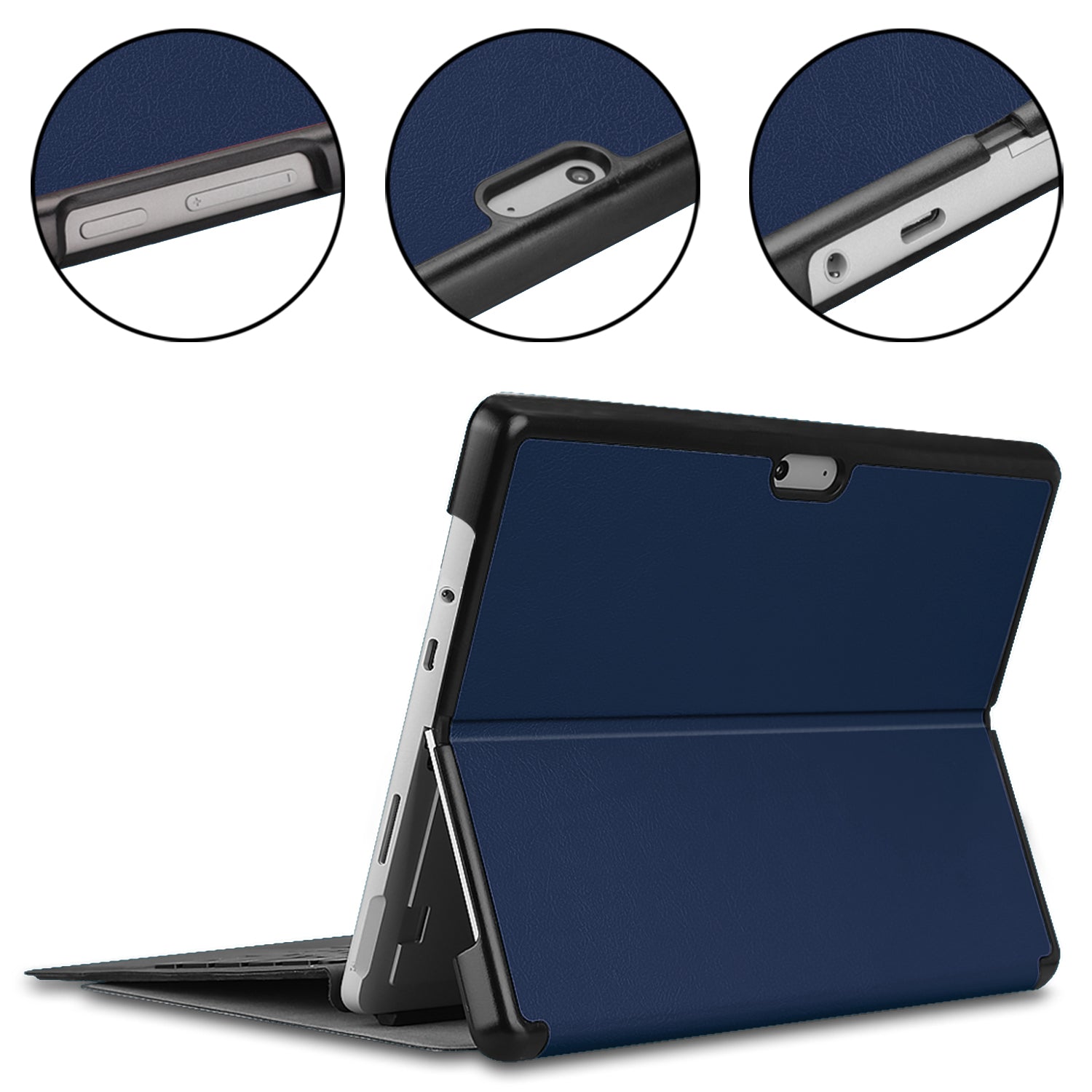 Microsoft Surface Pro 8 Multiple Angle Case (Navy)