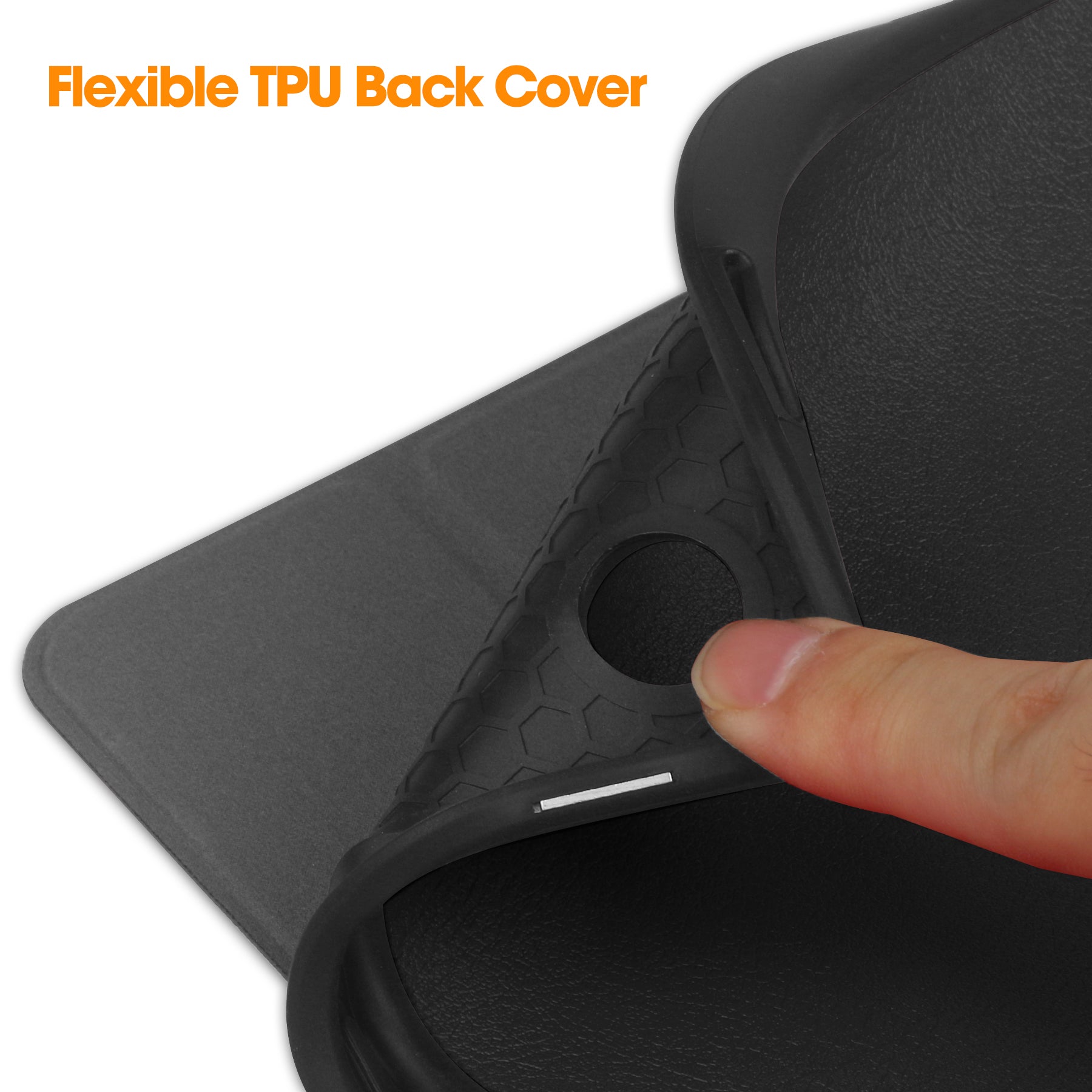 Tri Fold Pen Holder Case for Samsung Galaxy Tab A9 Plus X210